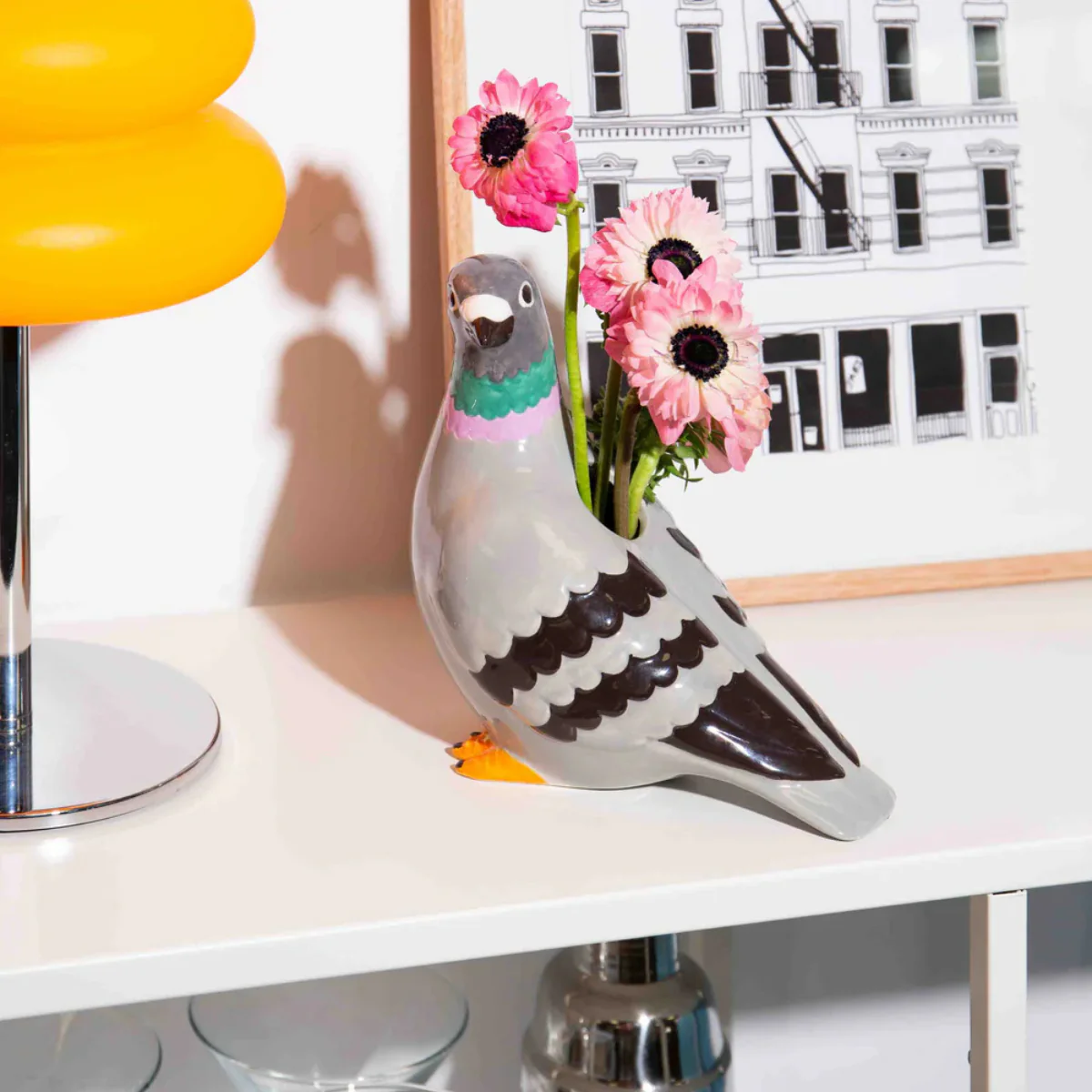 Vase Pigeon - M