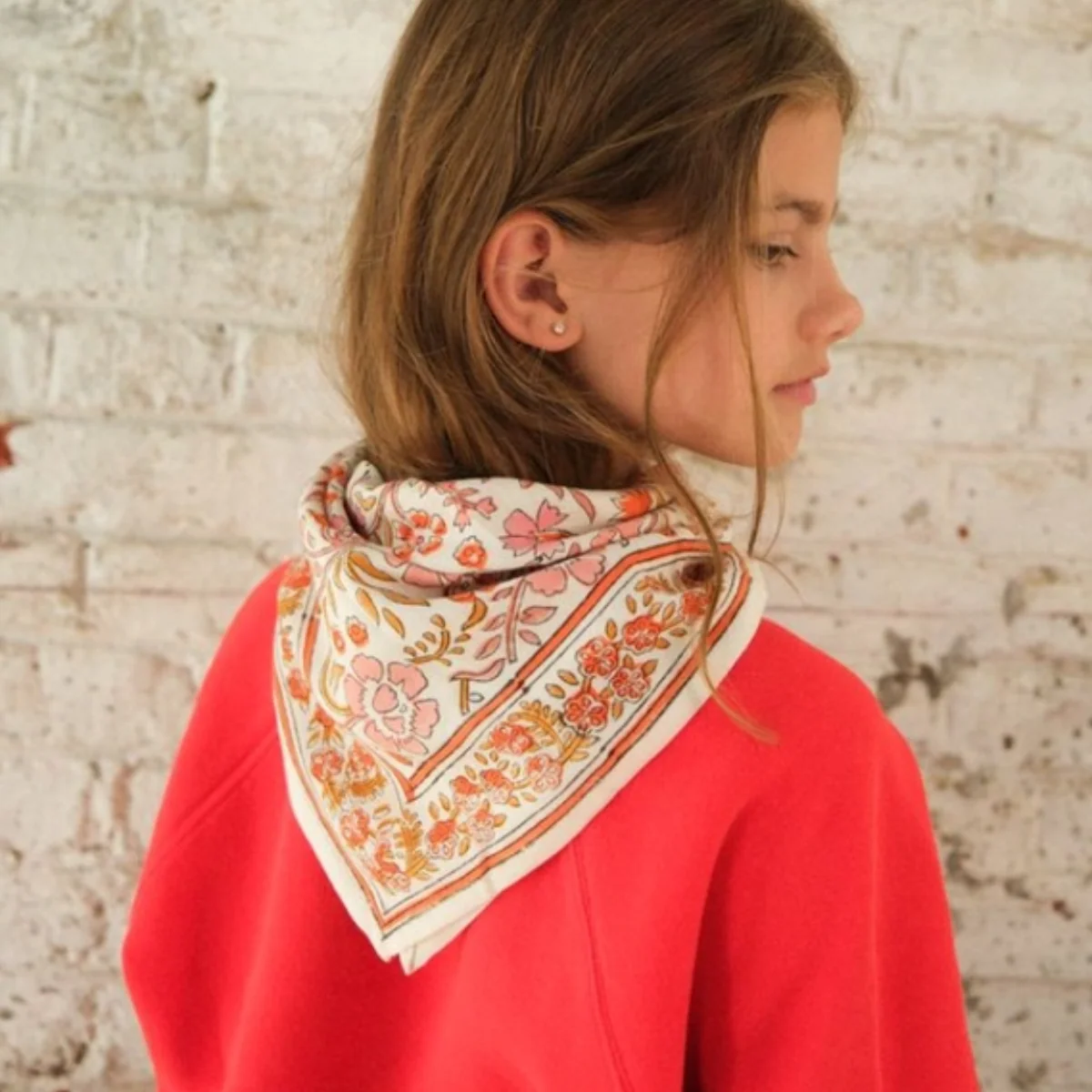 Foulard Delhi Kid Brique