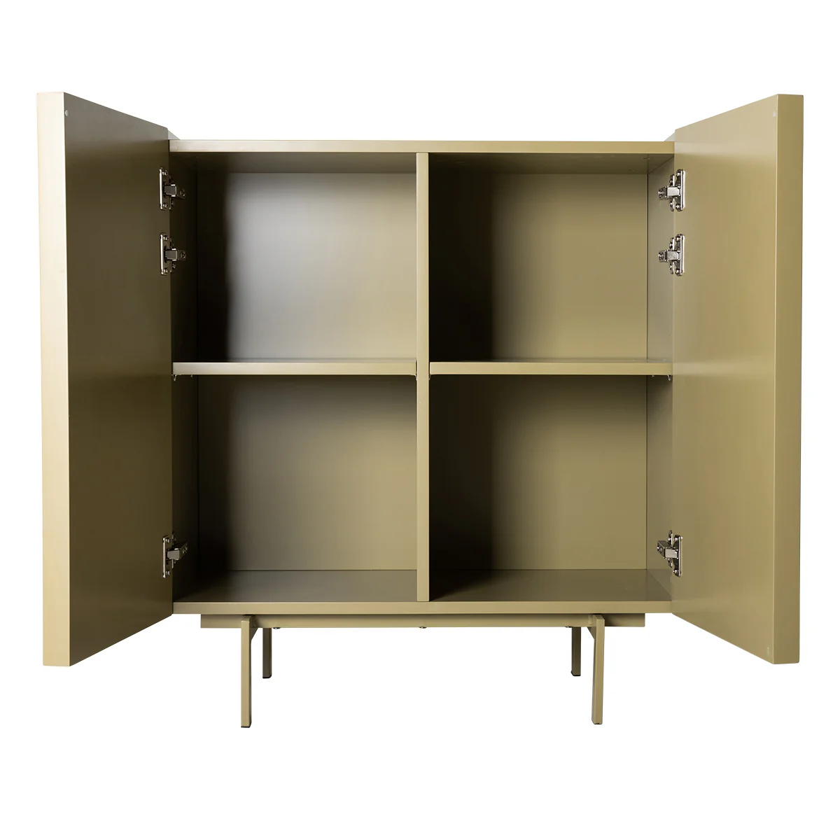 Commode / Buffet - 80 x 40 x 89 cm - Vert Olive