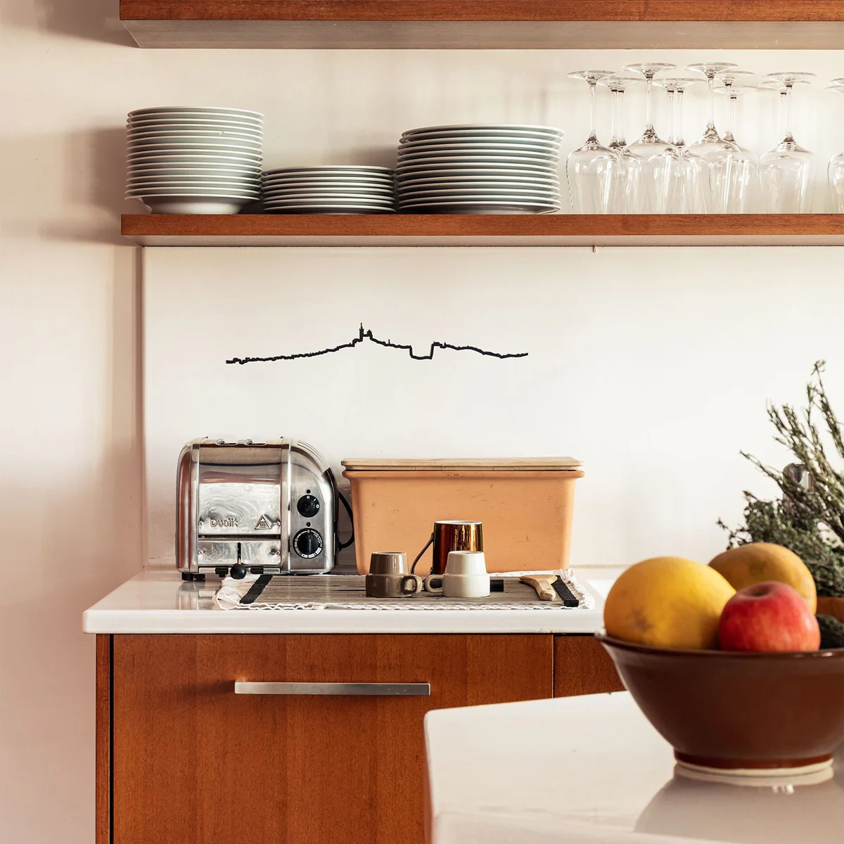 Frise décorative Marseille Noir