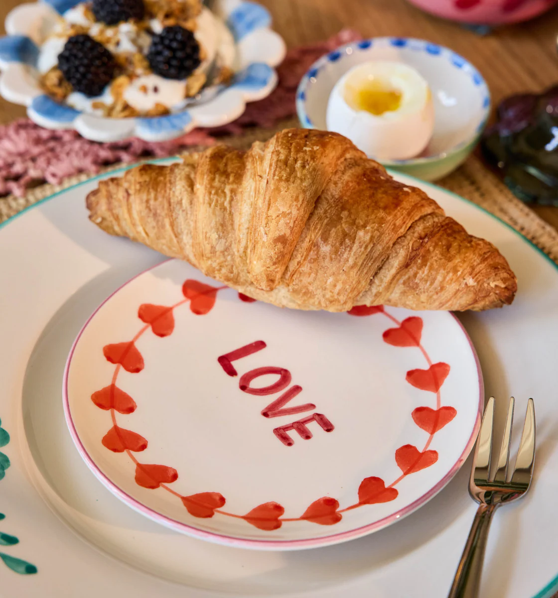 Assiette Love en céramique