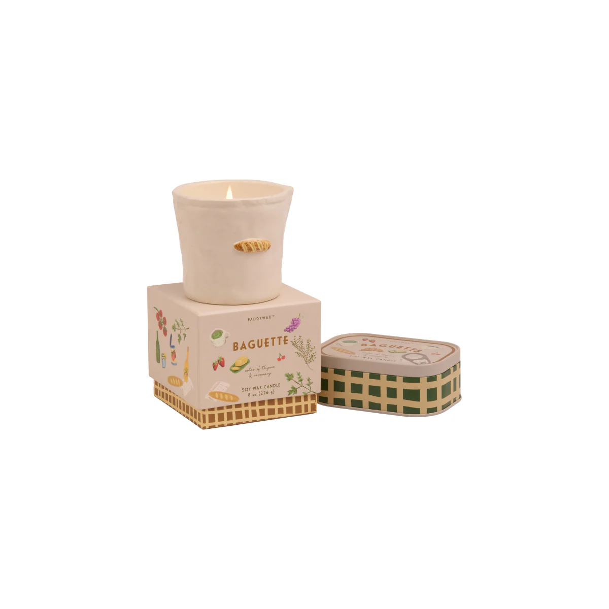 Bougie parfumée Bistro - Rosemary Thyme Boxed