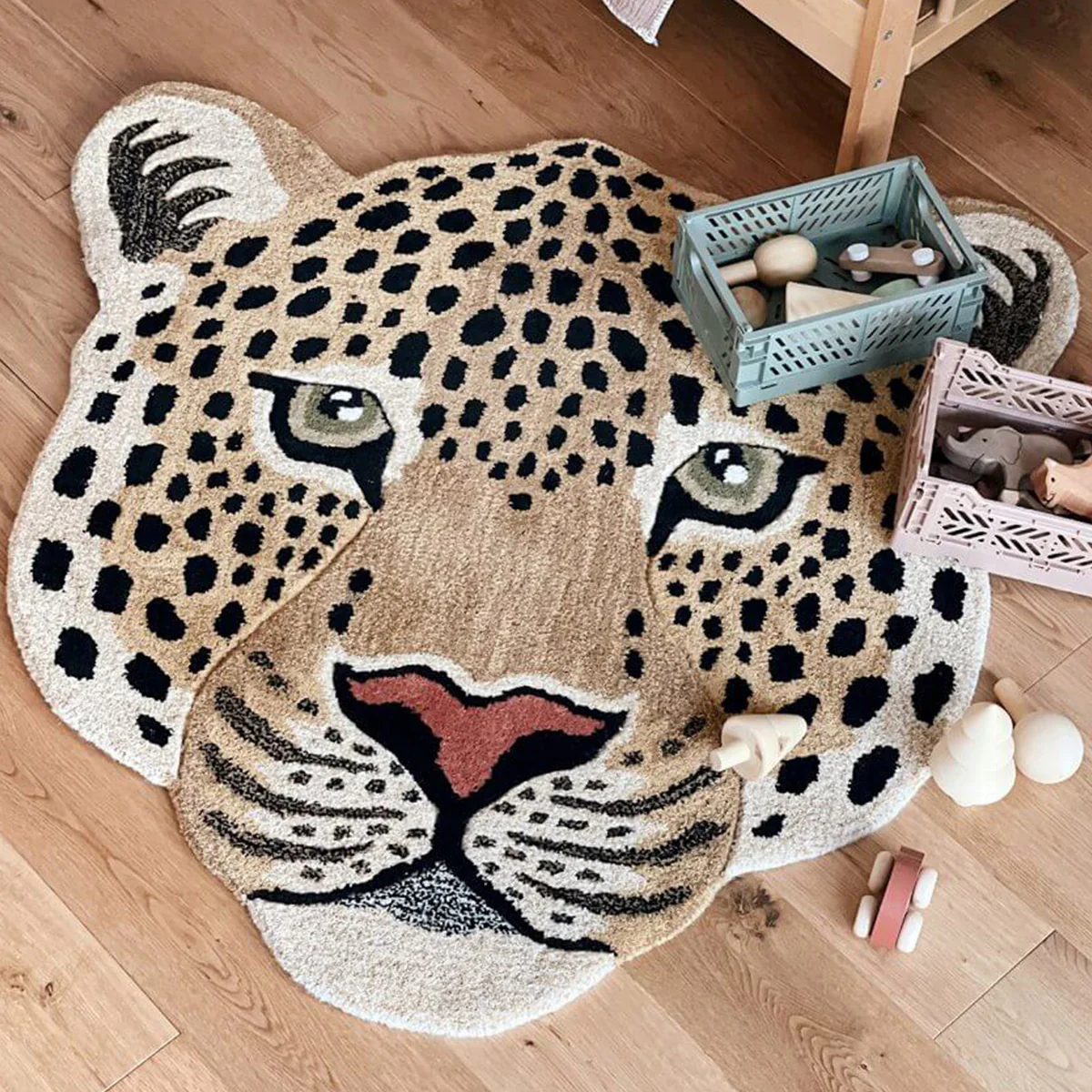 Tapis Himani Tête de Léopard
