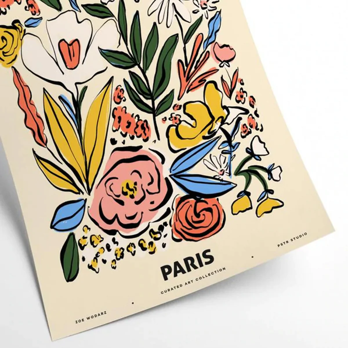 Affiche Zoe Fleurs et Plantes - Paris - 30 x 40 cm