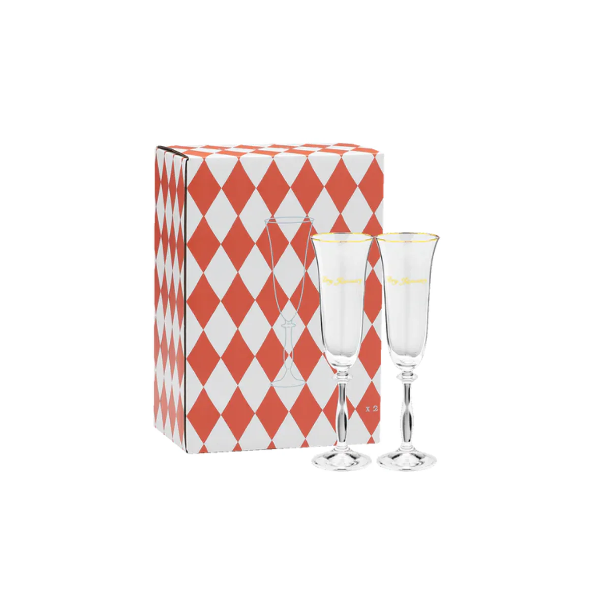 Set de 2 flûtes de Champagne - Dry January