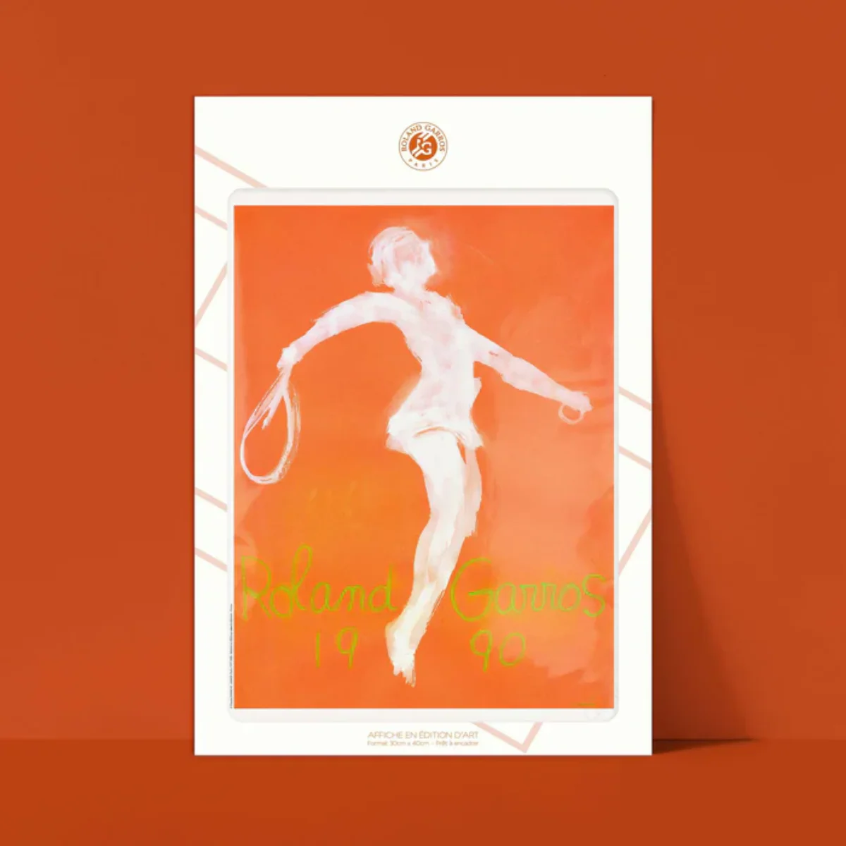 Affiche Roland-Garros - Claude Garache - 30 x 40 cm