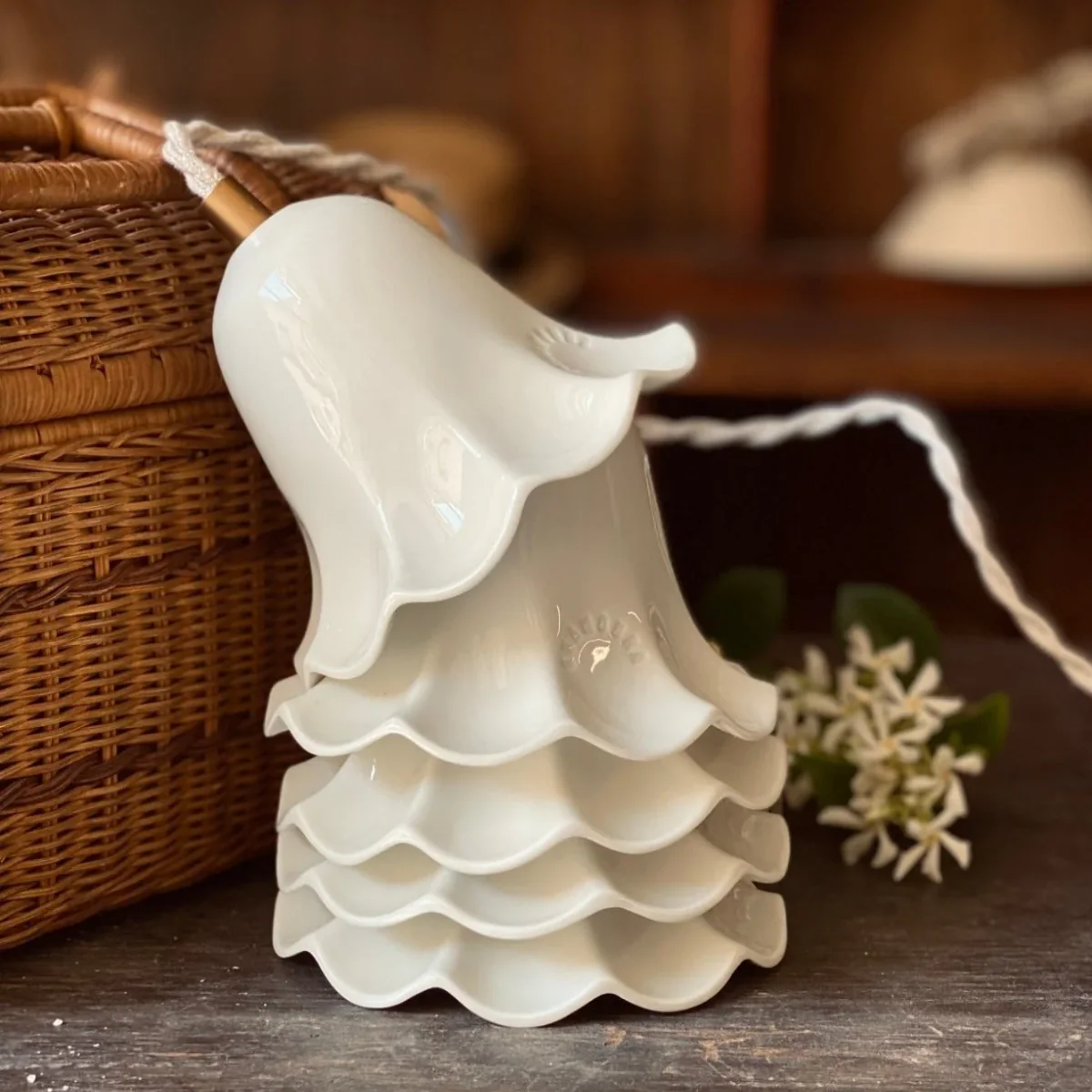 Suspension en applique Lili en Porcelaine émaillée