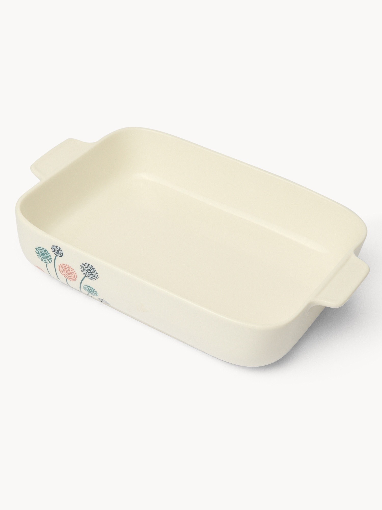 Piatto in new bone china motivo a fiori - Prezzo di lancio