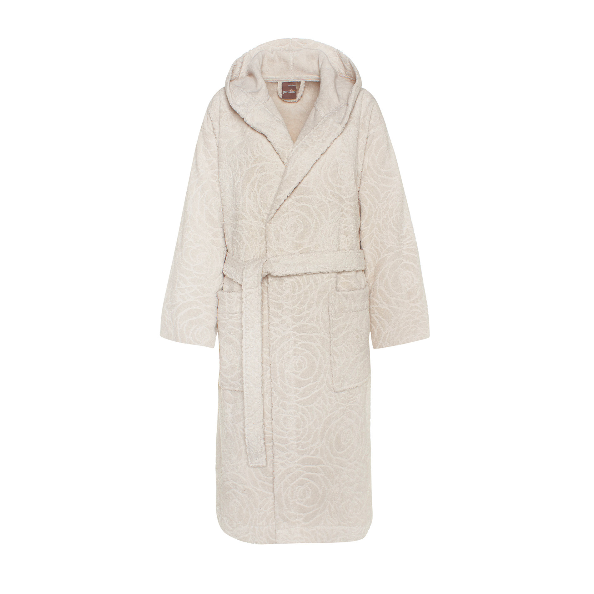 Accappatoio spugna puro cotone rose inglesi Portofino