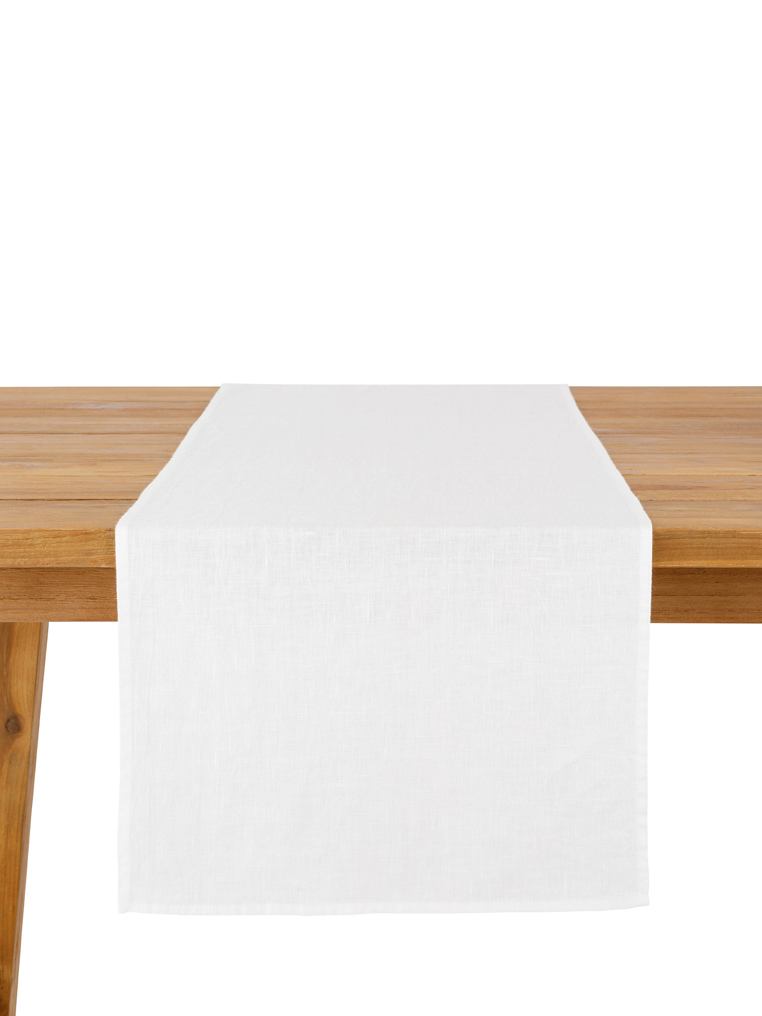 Runner puro lino lavato tinta unita