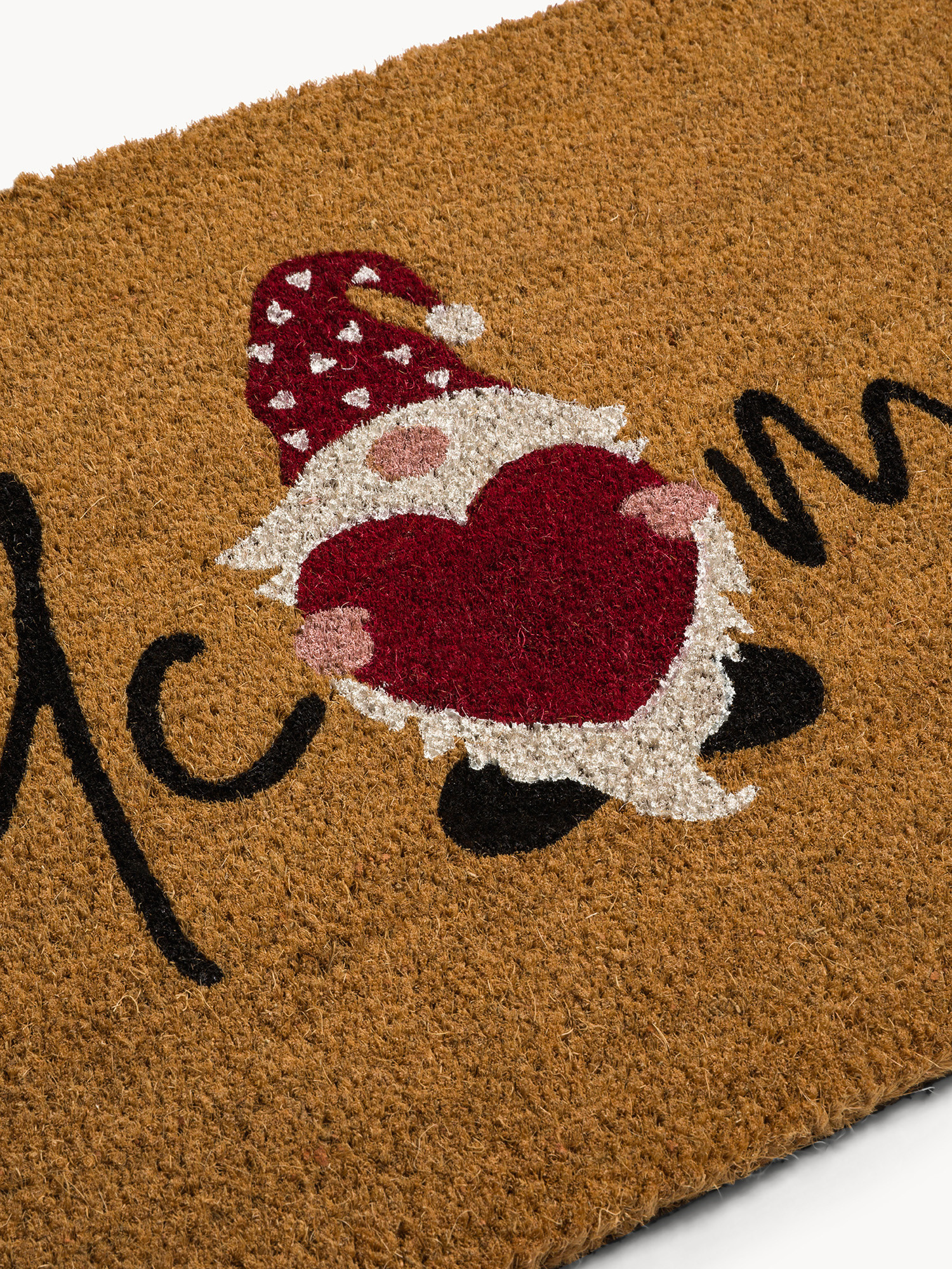 Zerbino cocco stampa gnomo