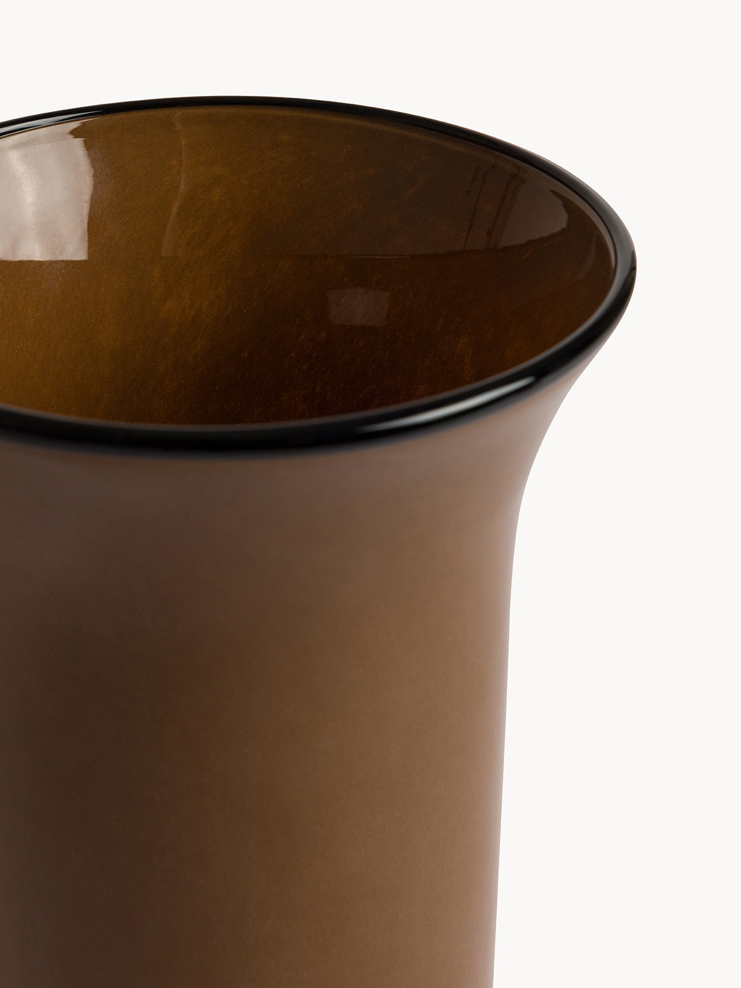 Vaso in vetro colorato in pasta