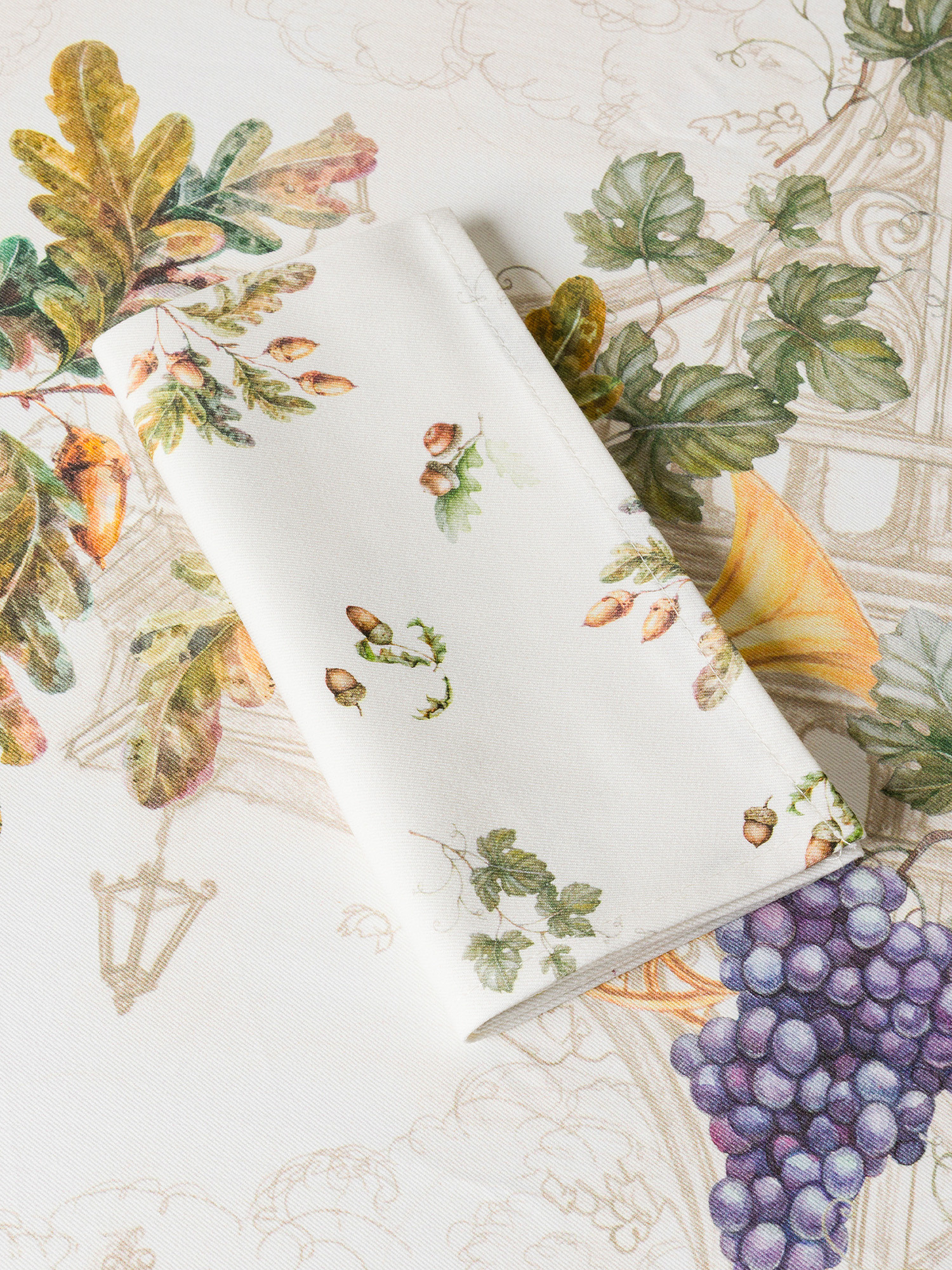 Tovaglia Artemide by Tessitura Randiin drill di puro cotone stampato