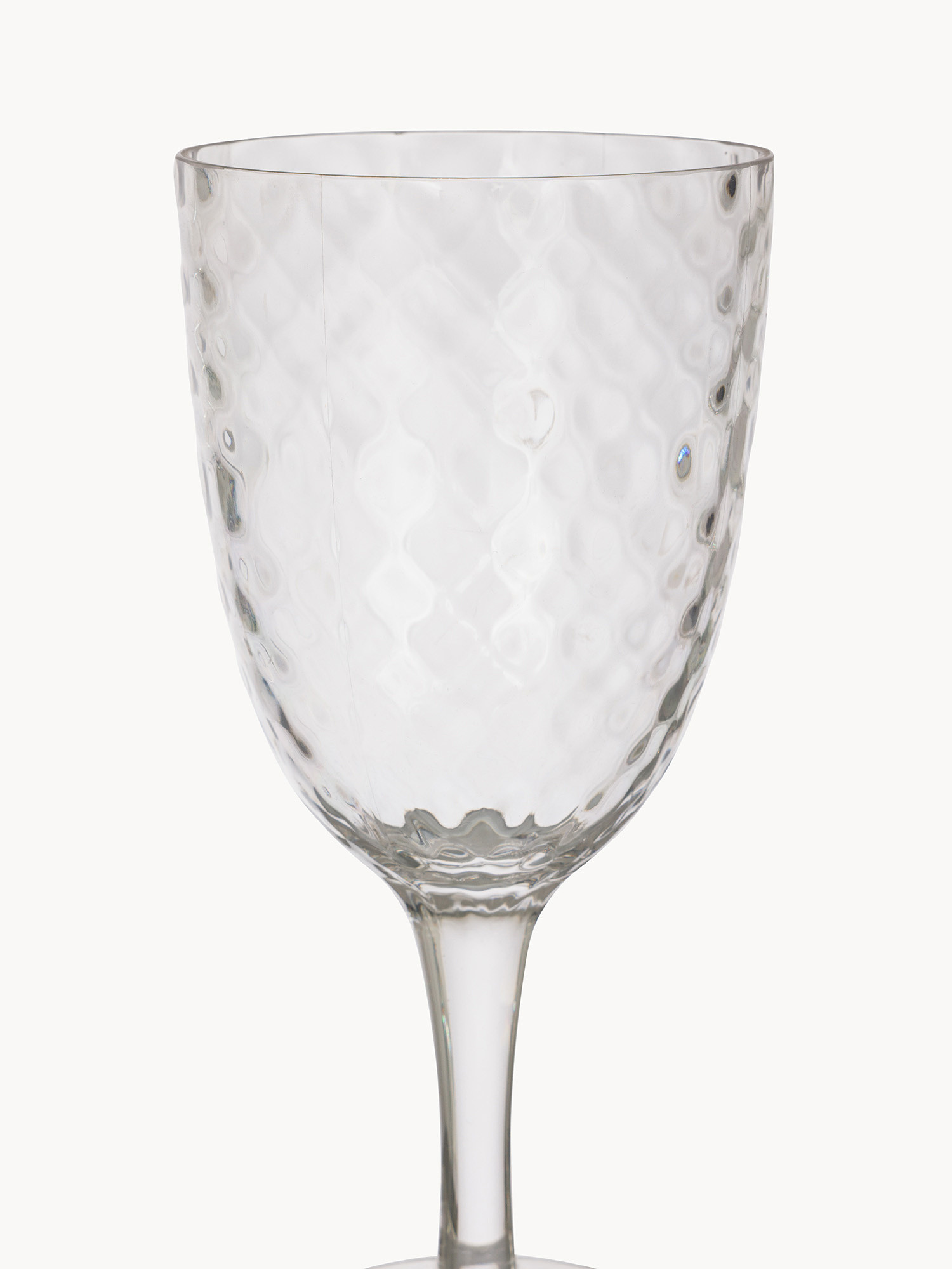 Calice acqua in plastica