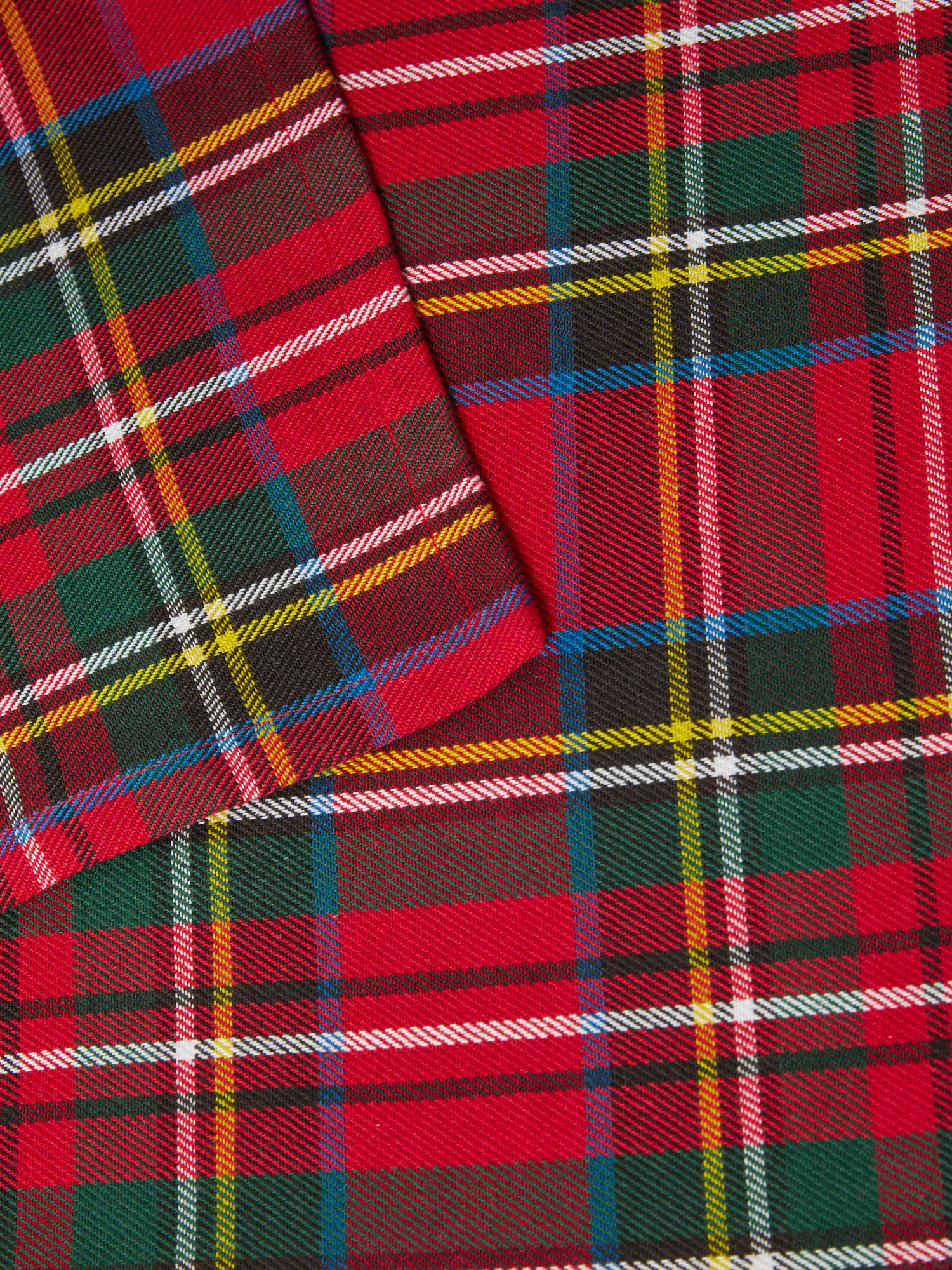 Telo arredo in cotone tartan
