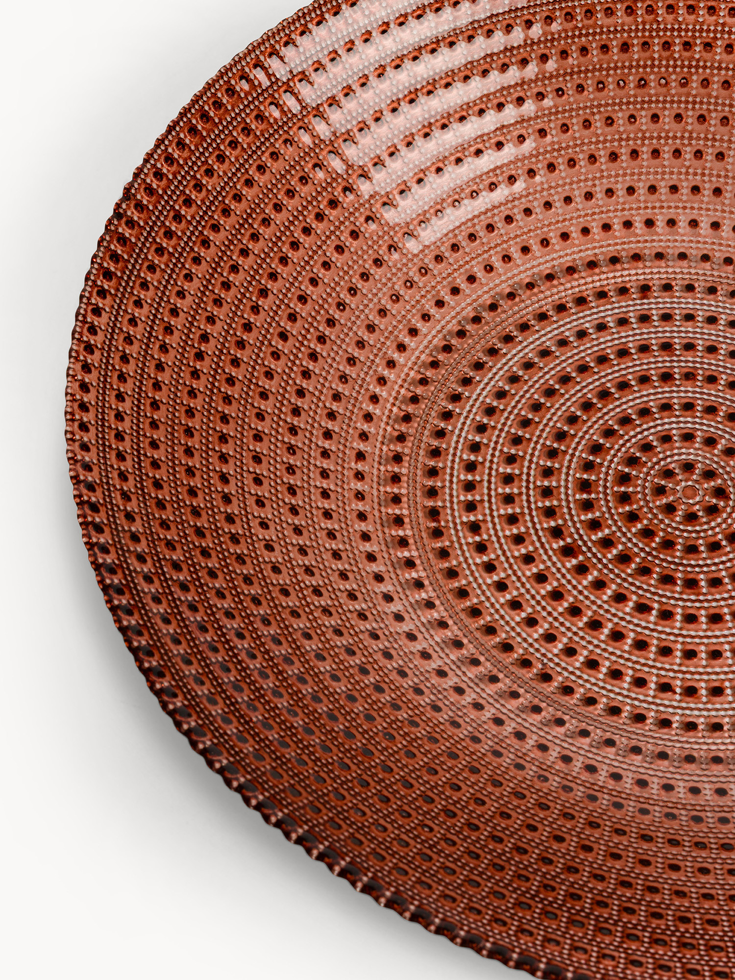 Centrotavola in vetro motivo allure