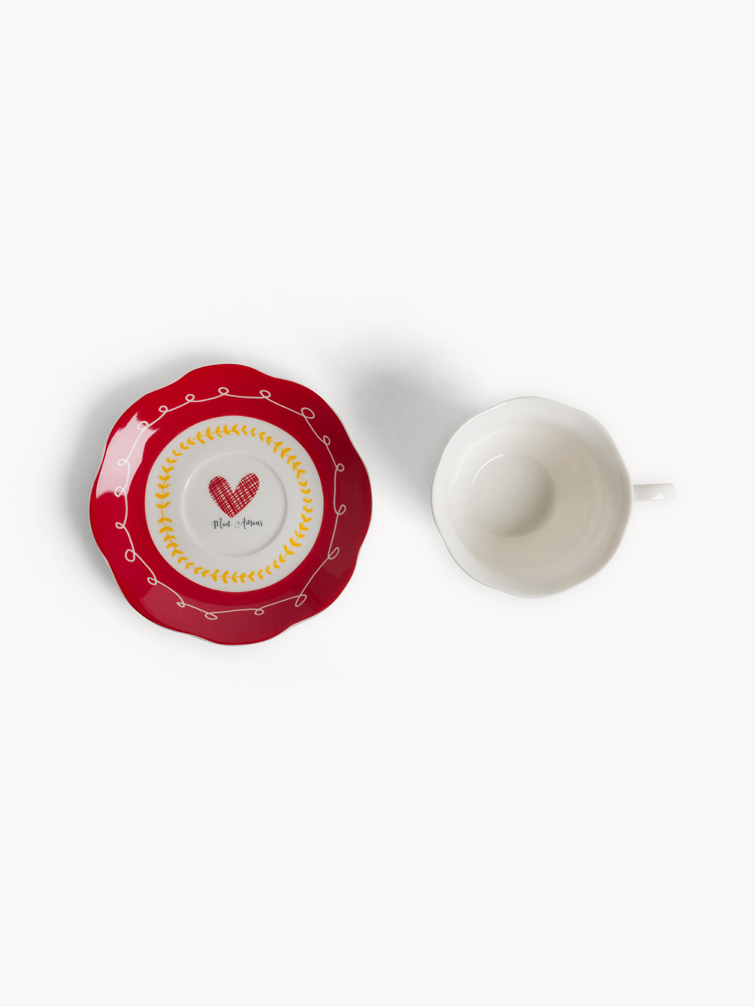 Tazza t&egrave; new bone china Mon Amour