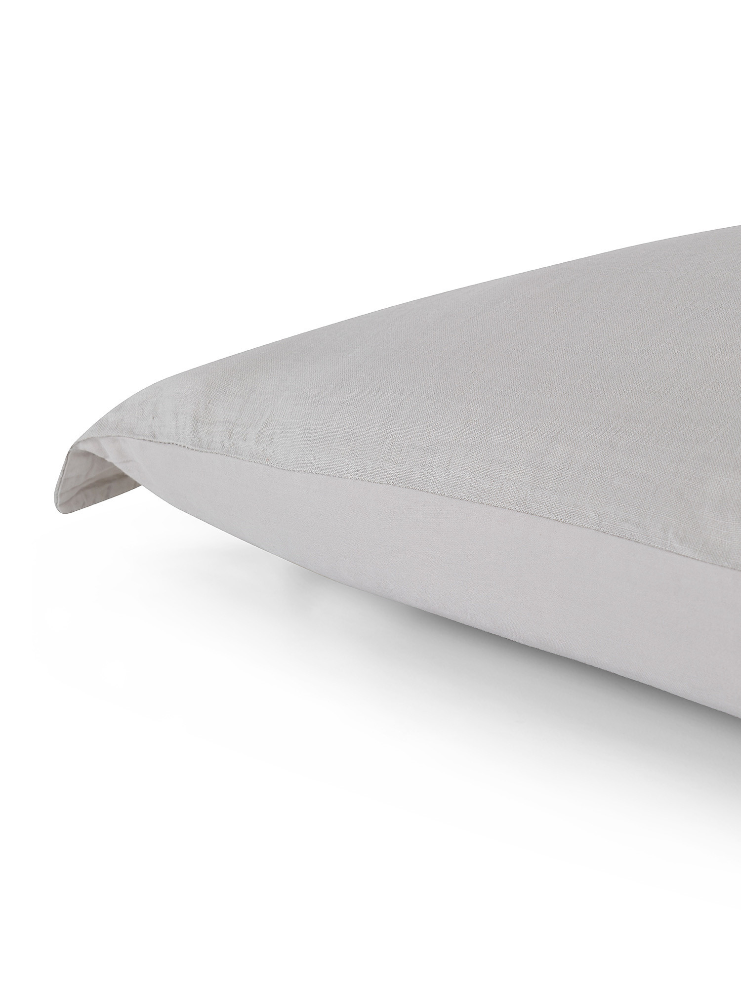 Federa in lino e cotone tinta unita Zefiro