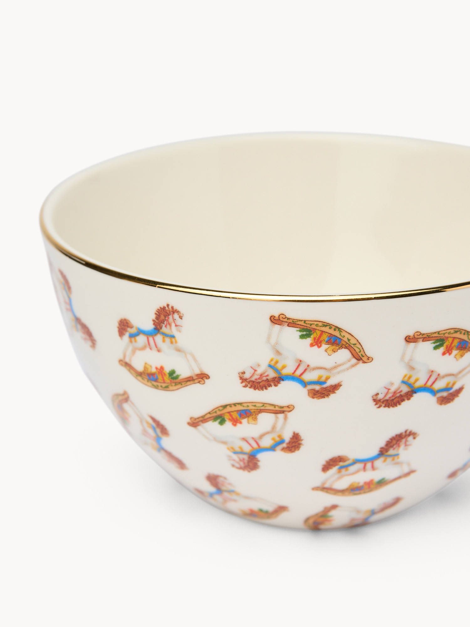 Coppette in stoneware decorato