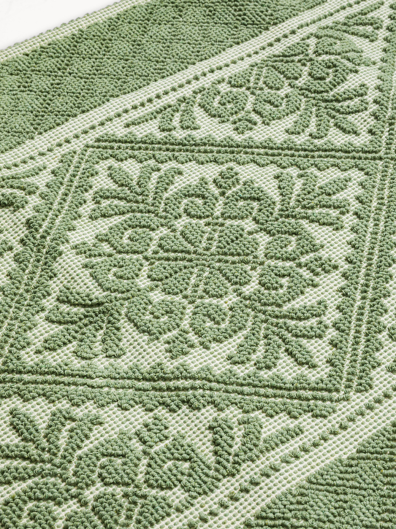 Tappeto da cucina sardo in puro cotone tinta unita