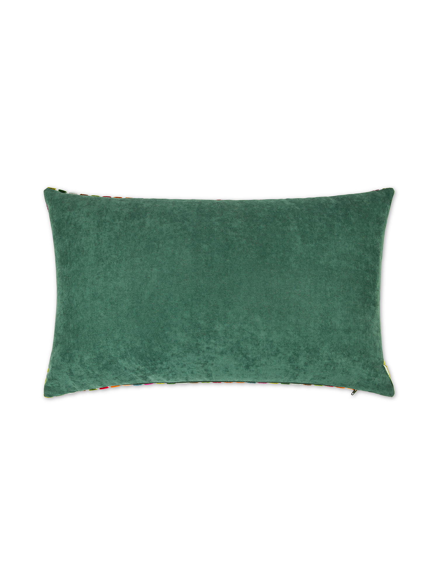 Cuscino 35x55 cm in velluto jacquard a righe