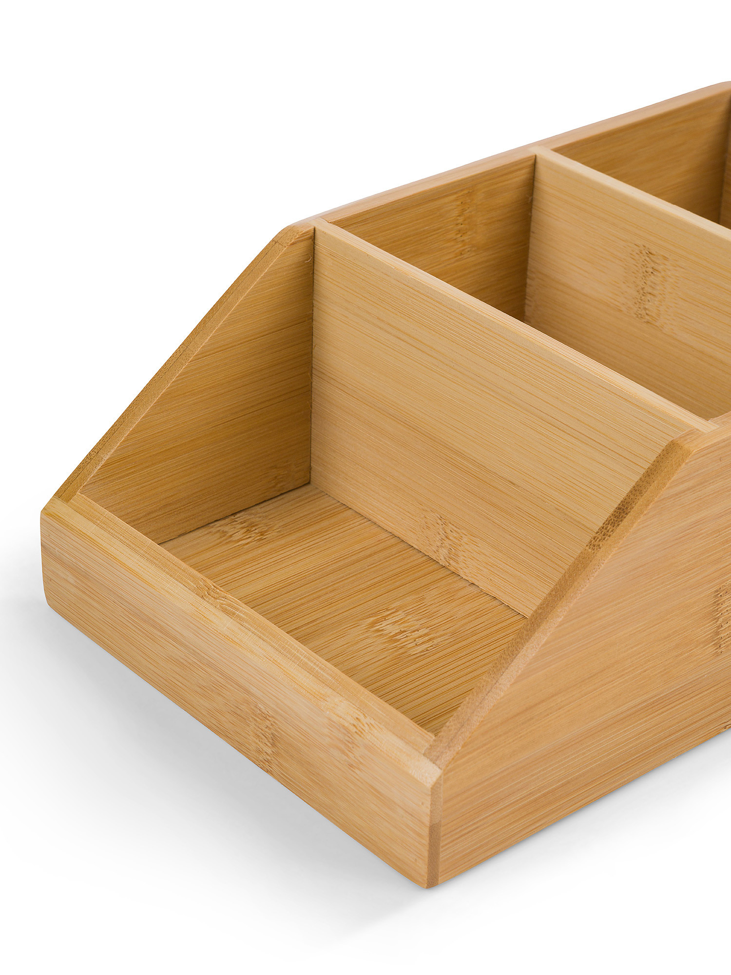 Box organizer in bamboo