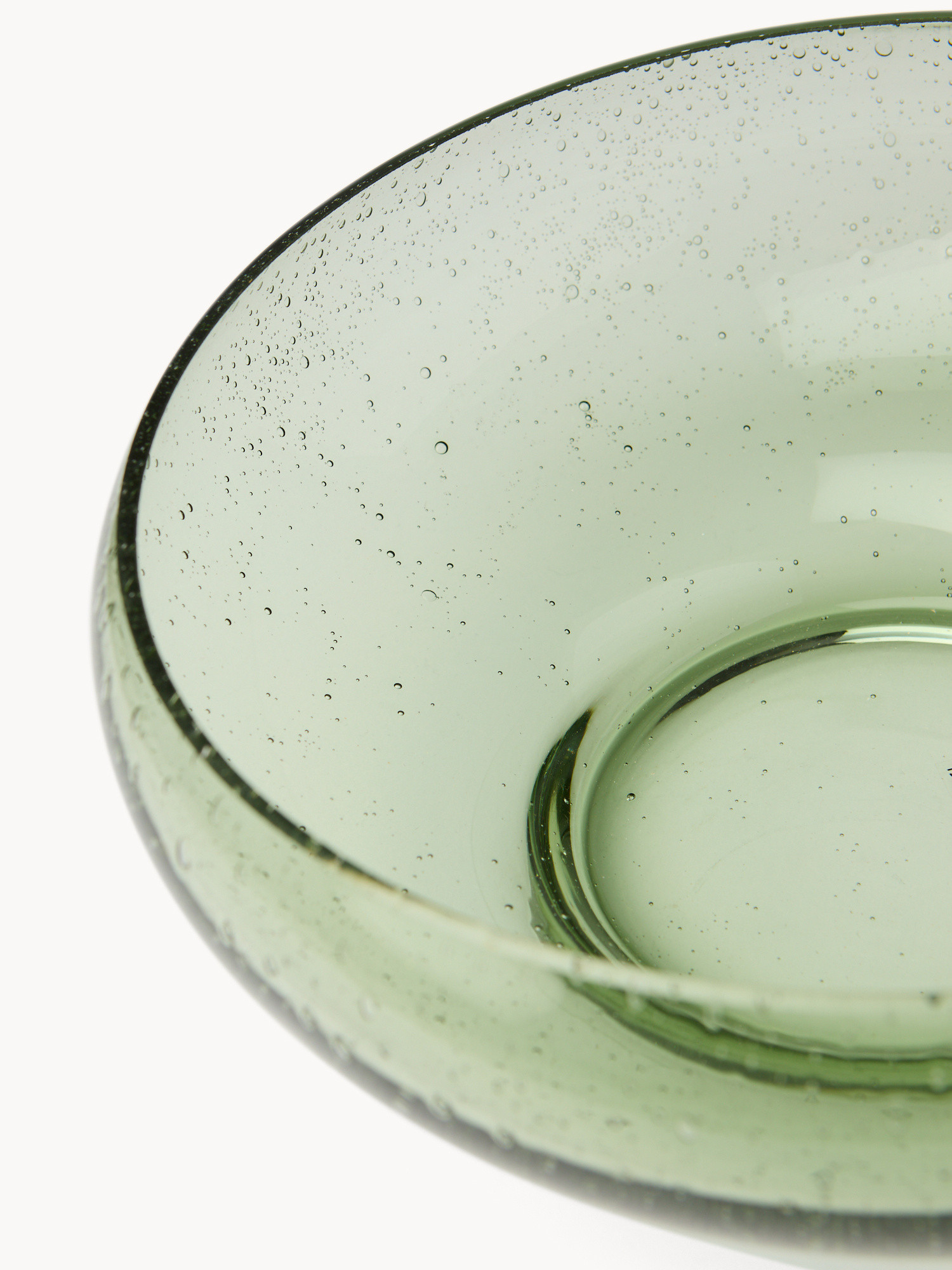 Coppa in vetro colore in pasta