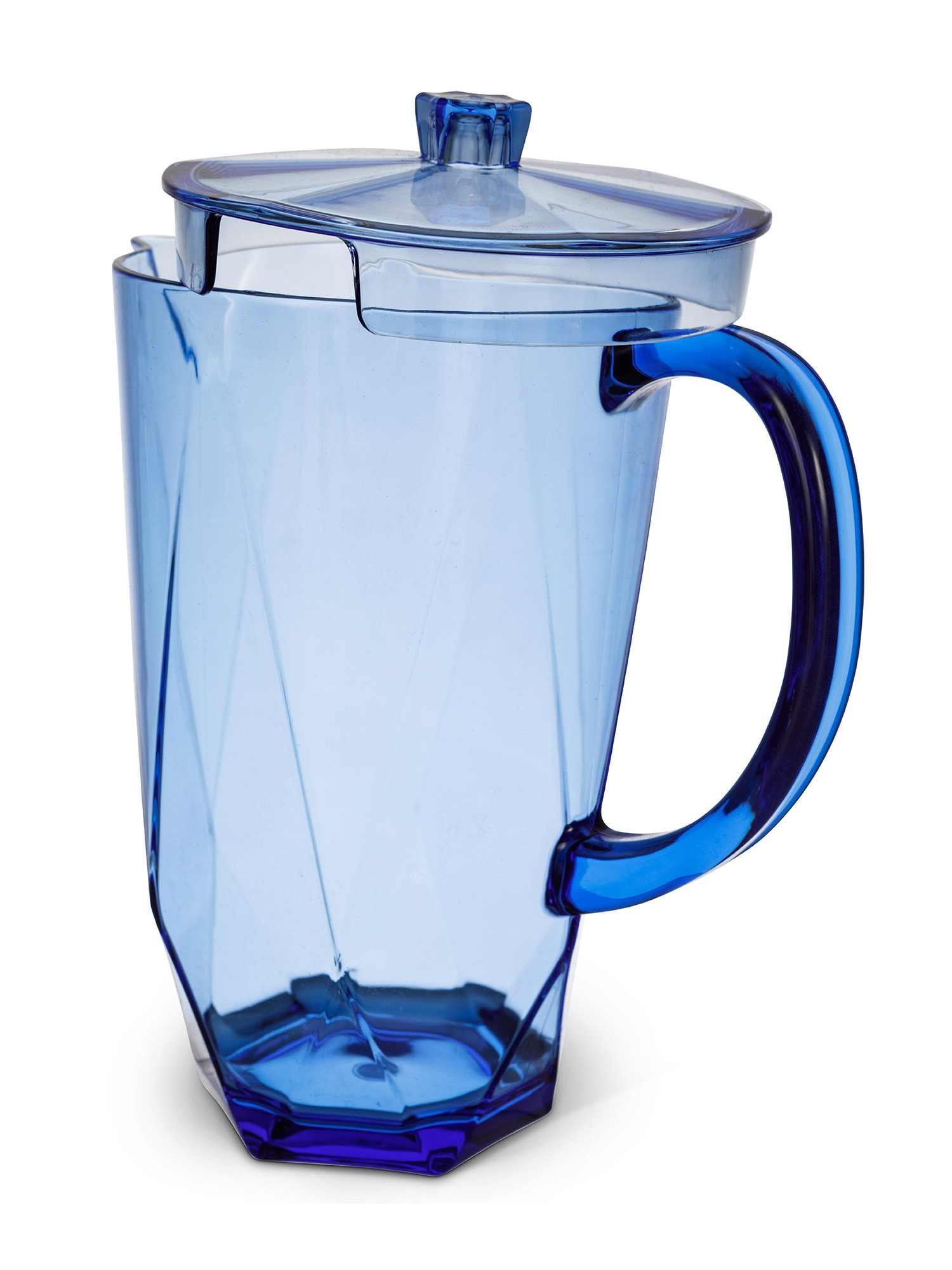 Caraffa in plastica rigata