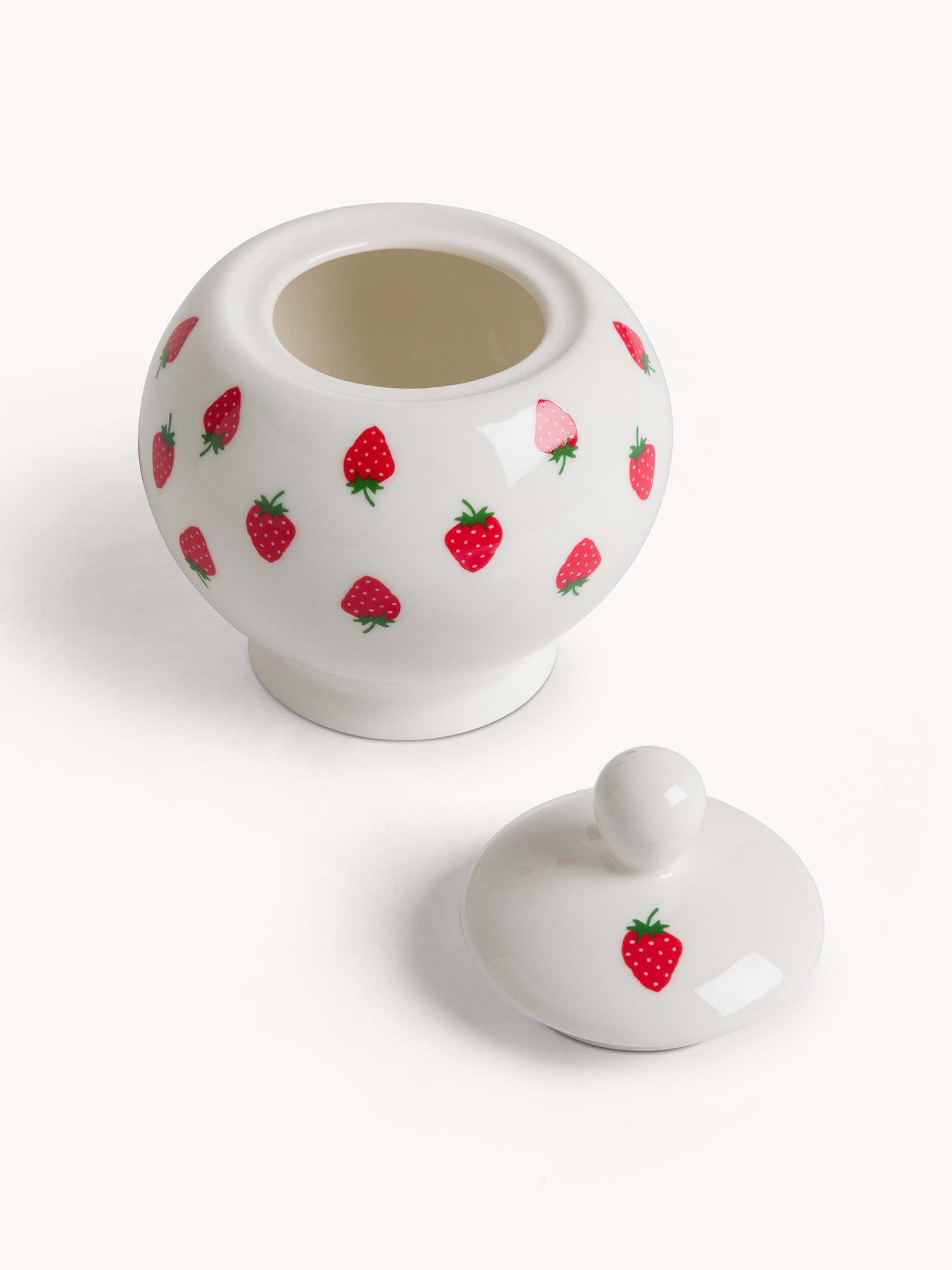 Zuccheriera new bone china motivo fragoline