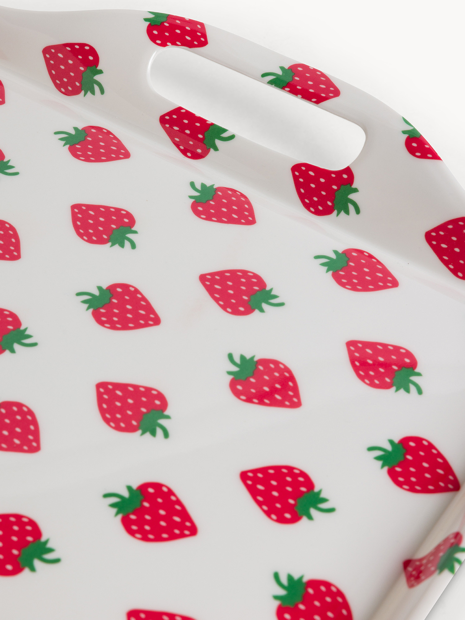 Vassoio melammina motivo fragoline