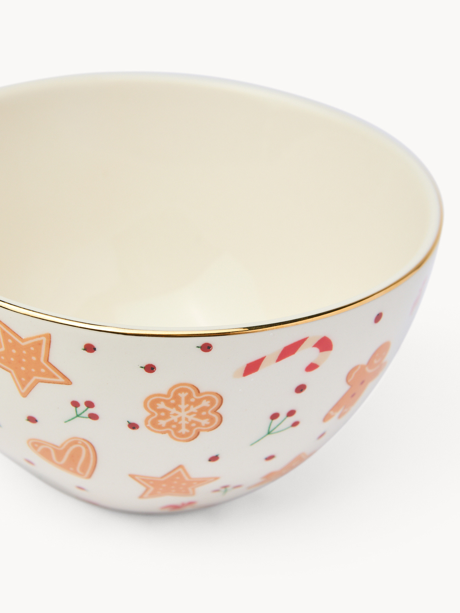 Coppetta in stoneware motivo gingerbread