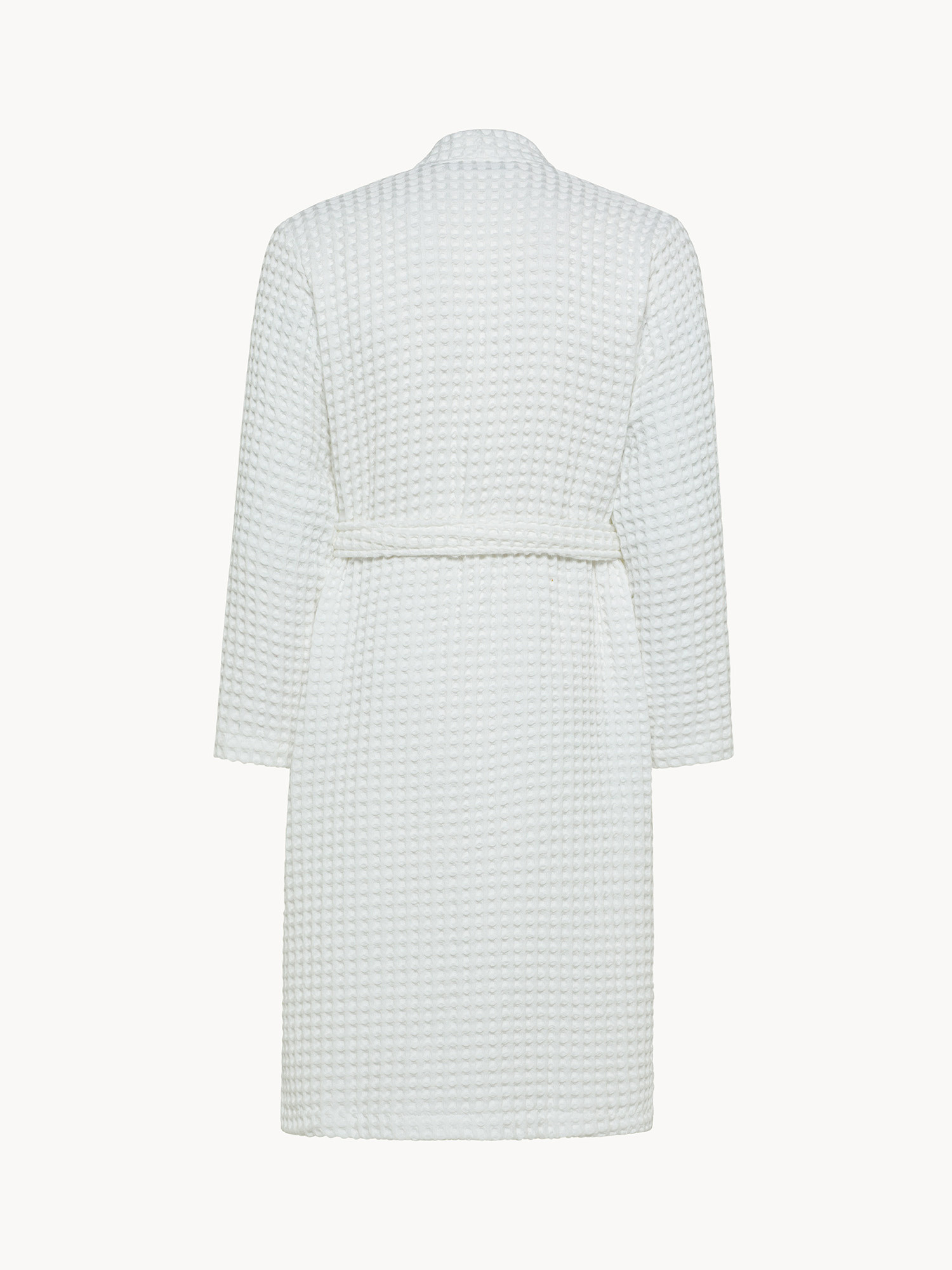 Accappatoio cotone nido d'ape tinta unita