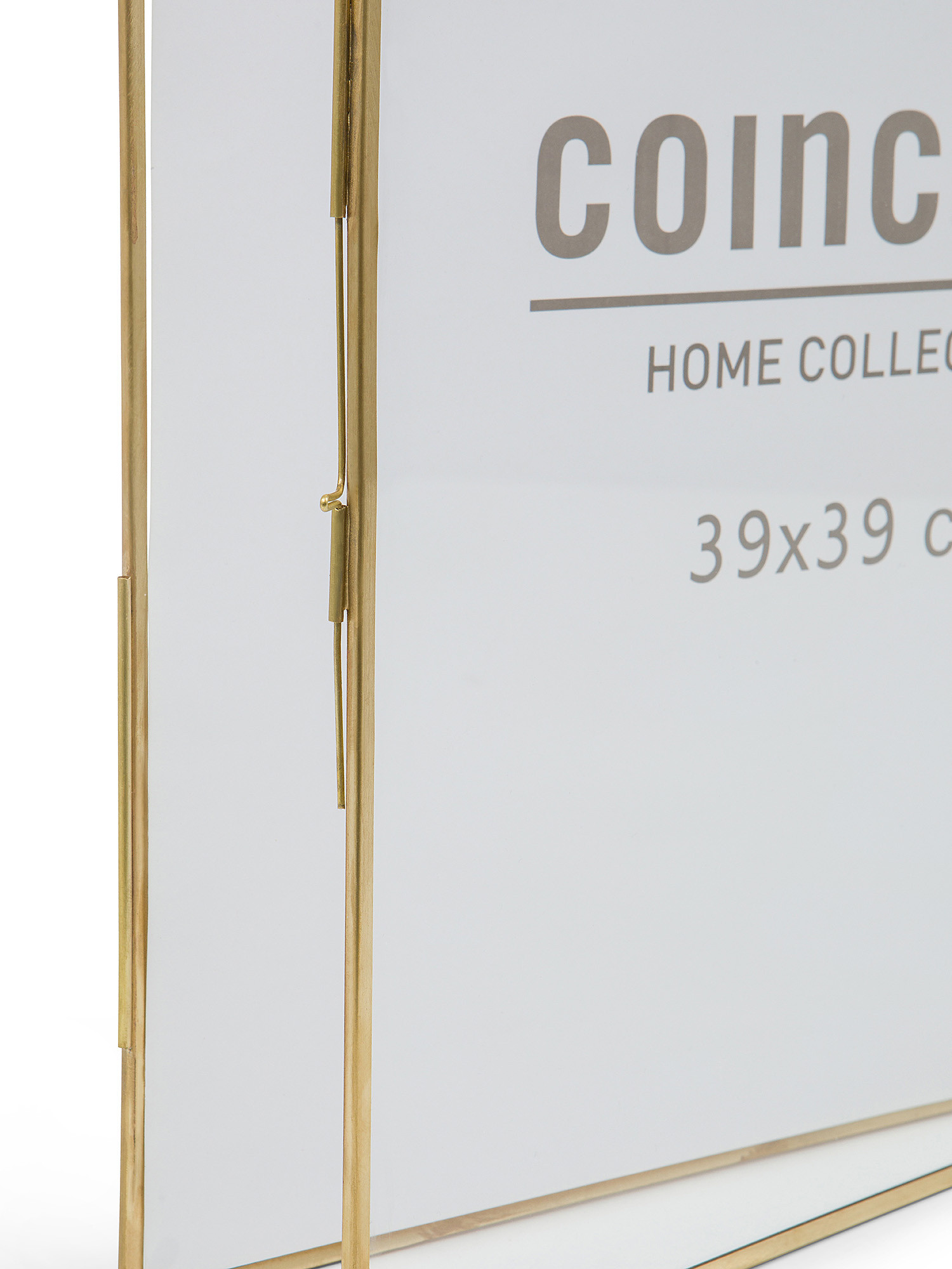 Portafoto murale profili dorati 40x40