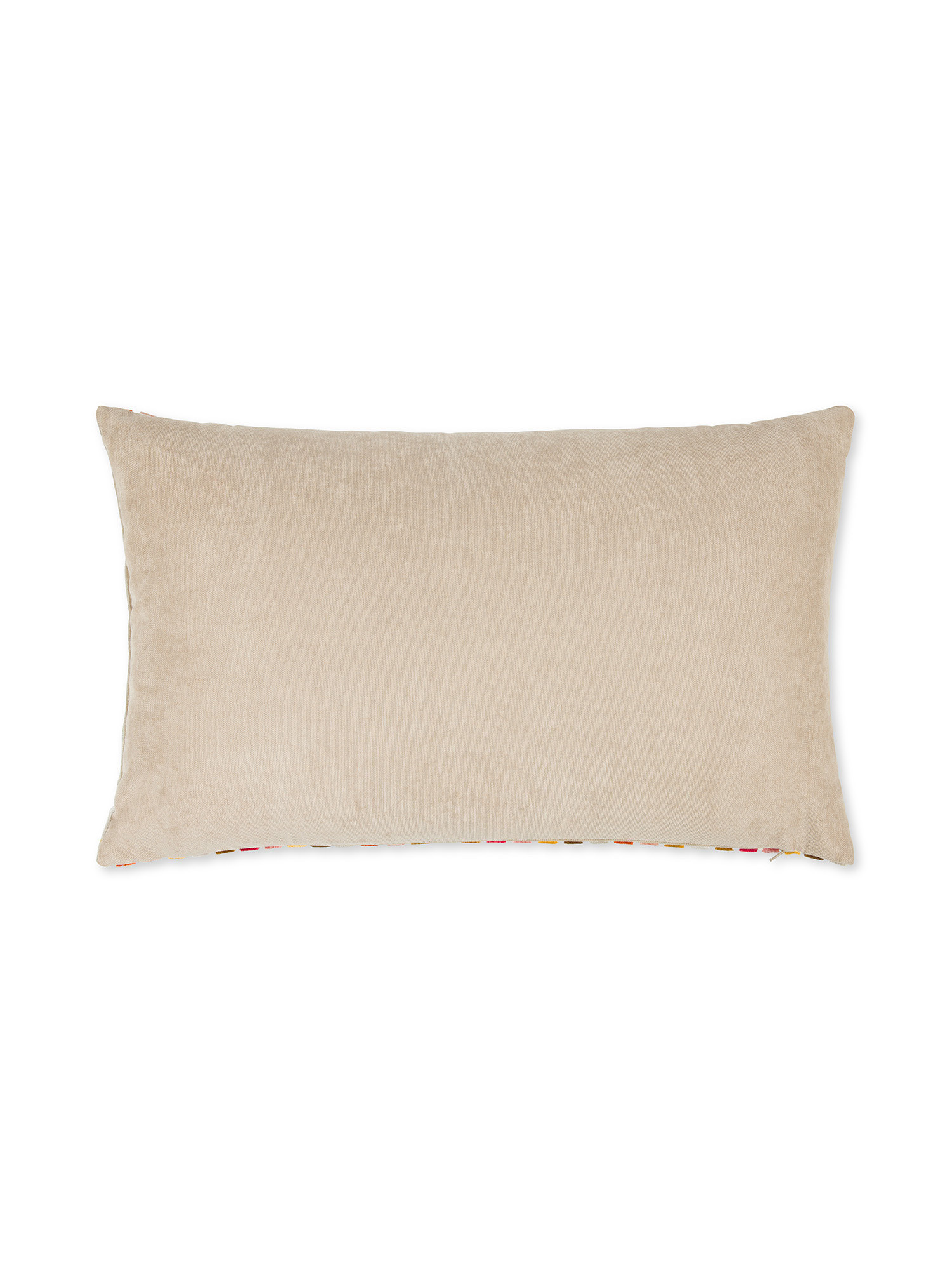Cuscino 35x55 cm in velluto jacquard a righe