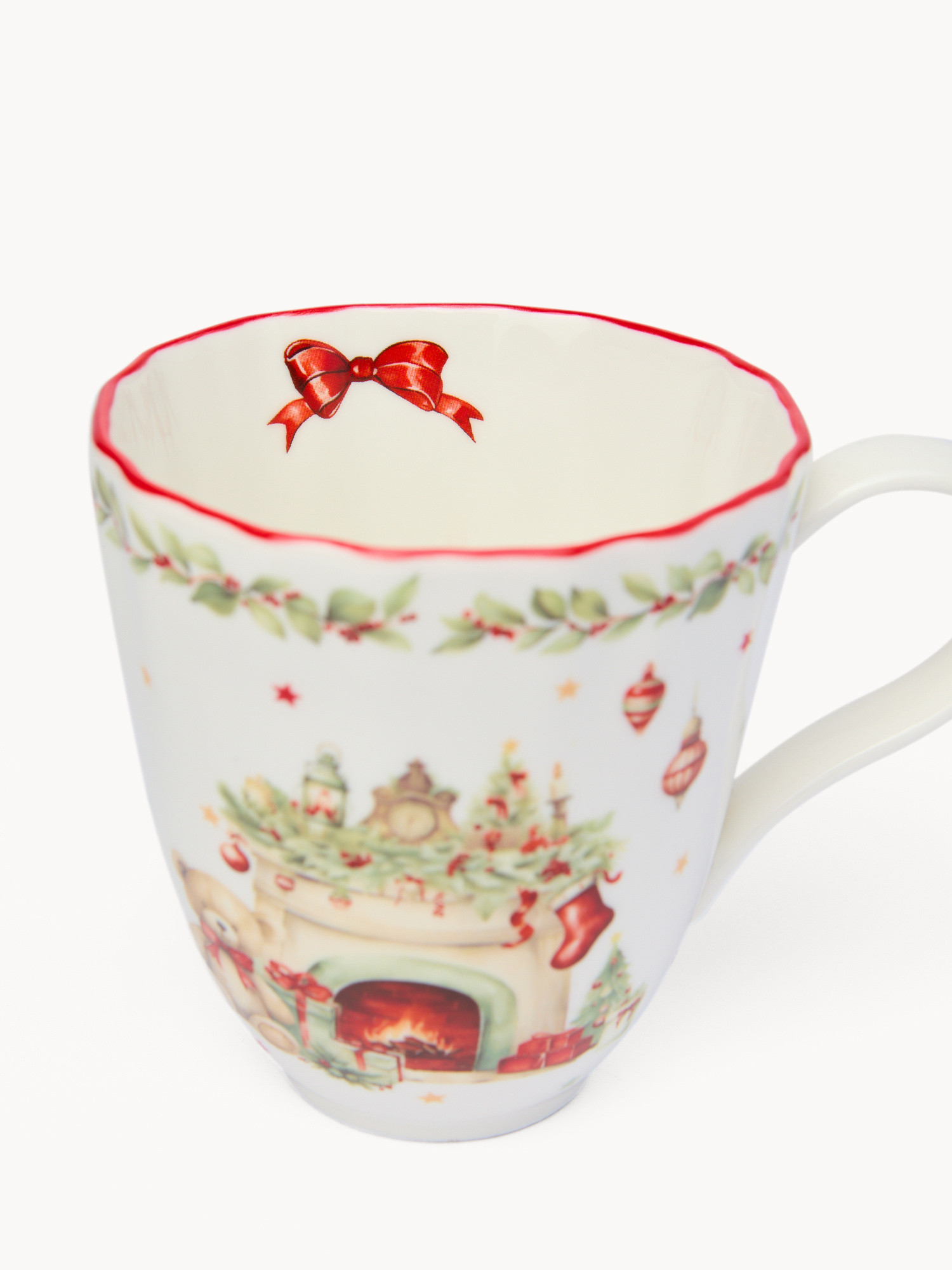 Mug in porcellana Natale vintage