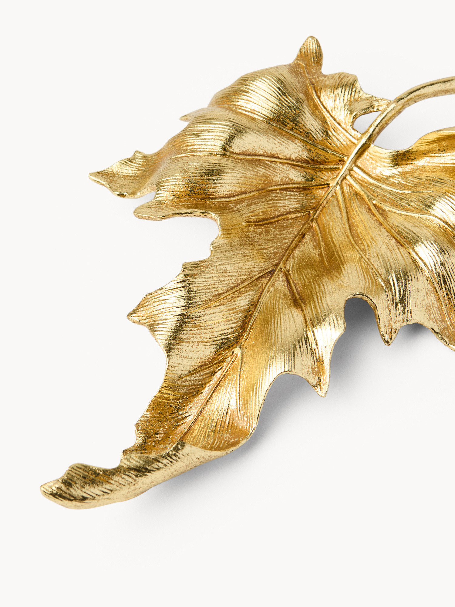 Vassoio decorativo a foglia