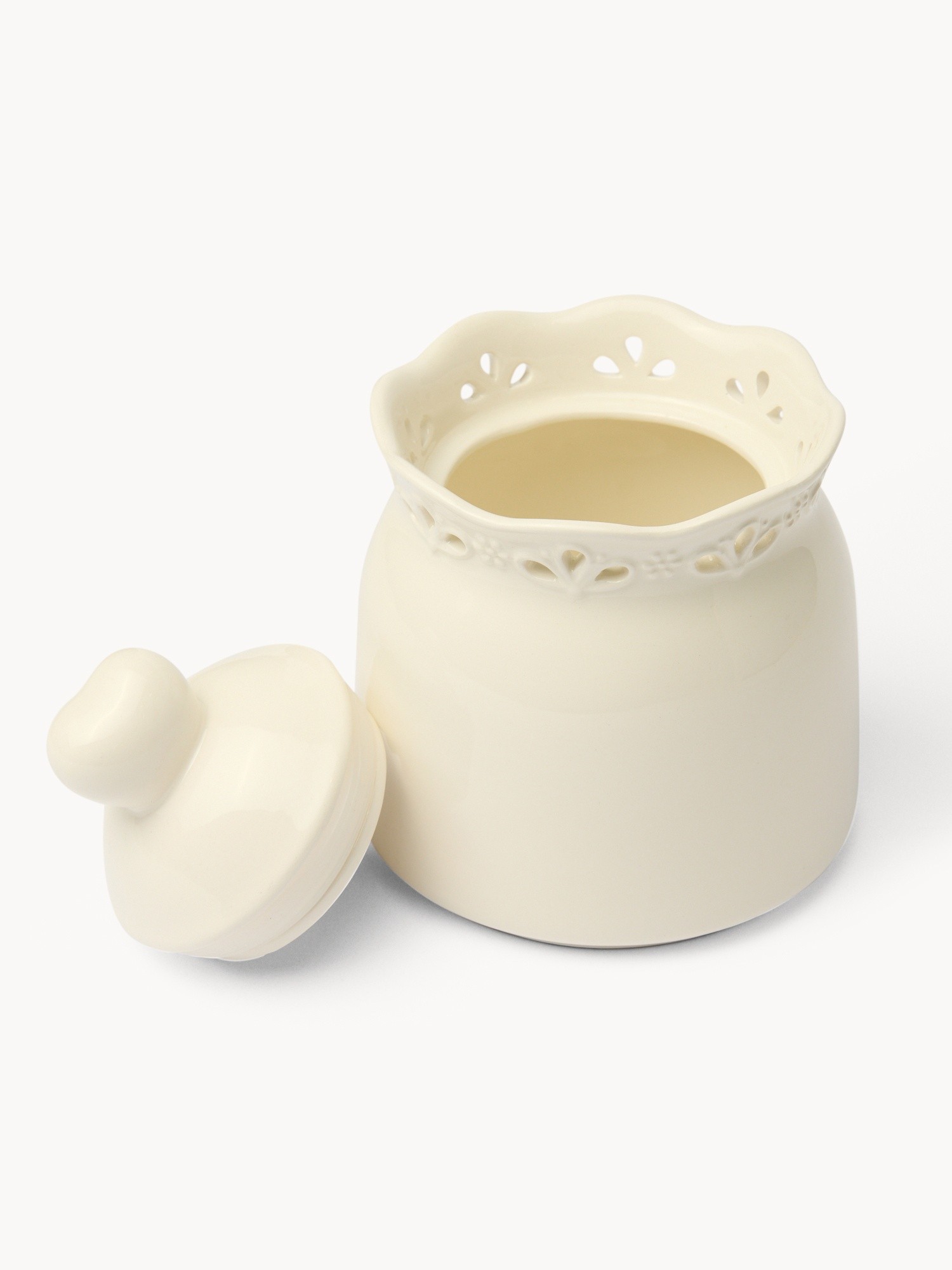 Barattolo in ceramica traforata - Prezzo di lancio