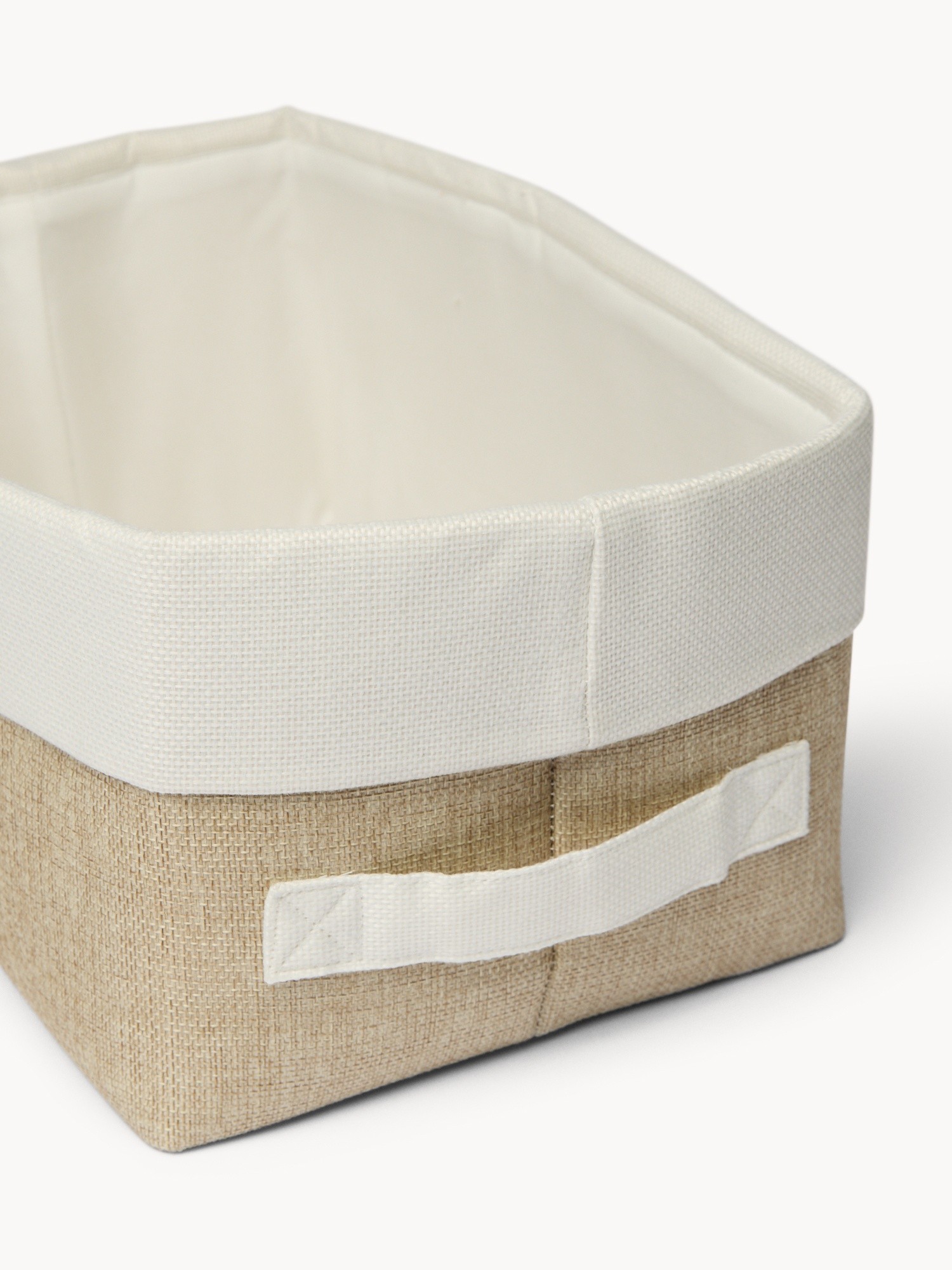 Cesto in tessuto con maniglie - Prezzo di lancio