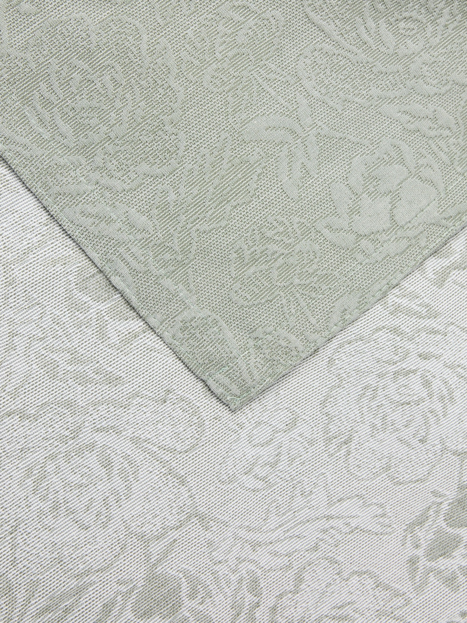 Copriletto in misto cotone fantasia floreale tinta unita - Prezzo di lancio