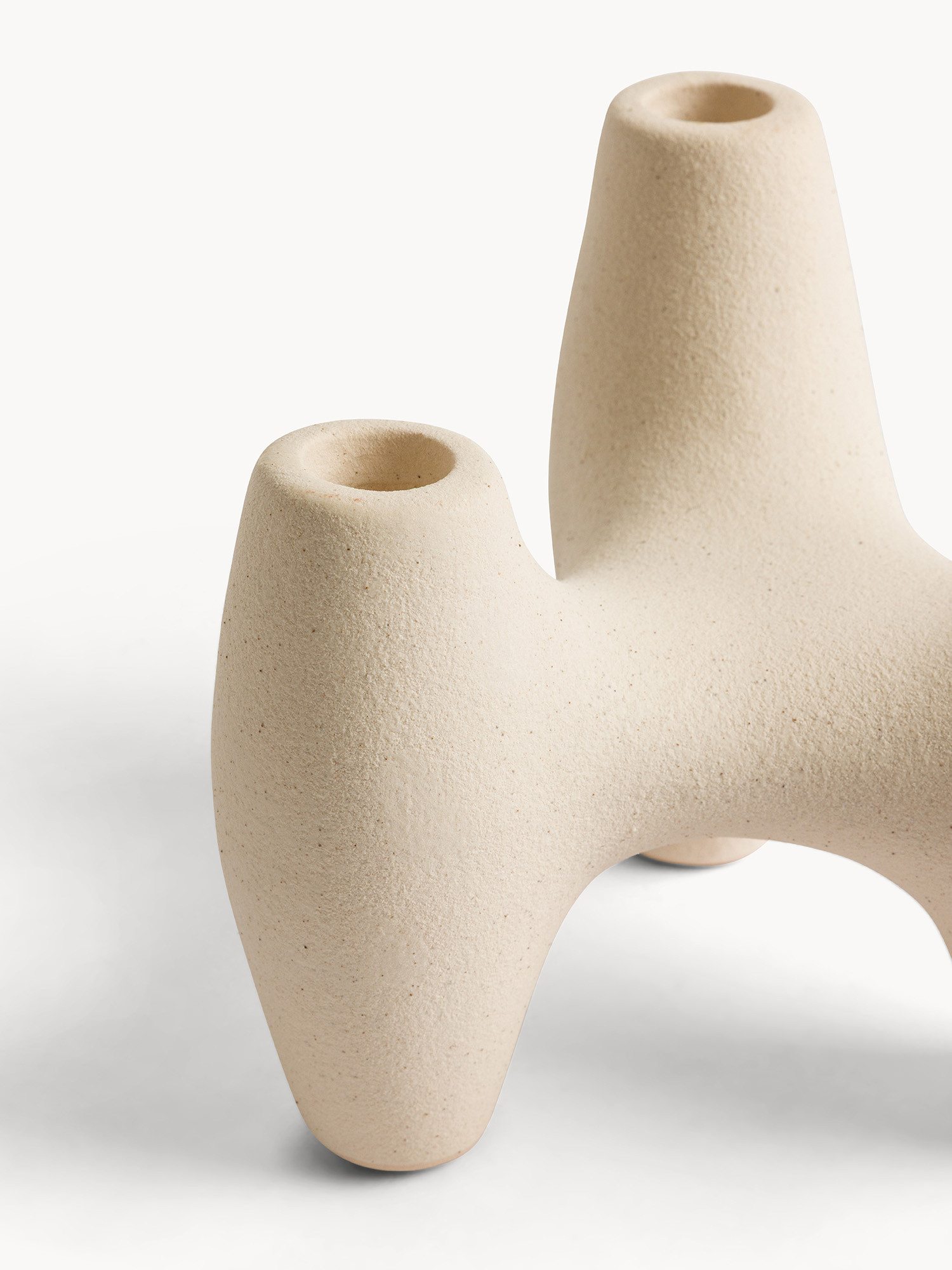 Candeliere in ceramica 3 luci