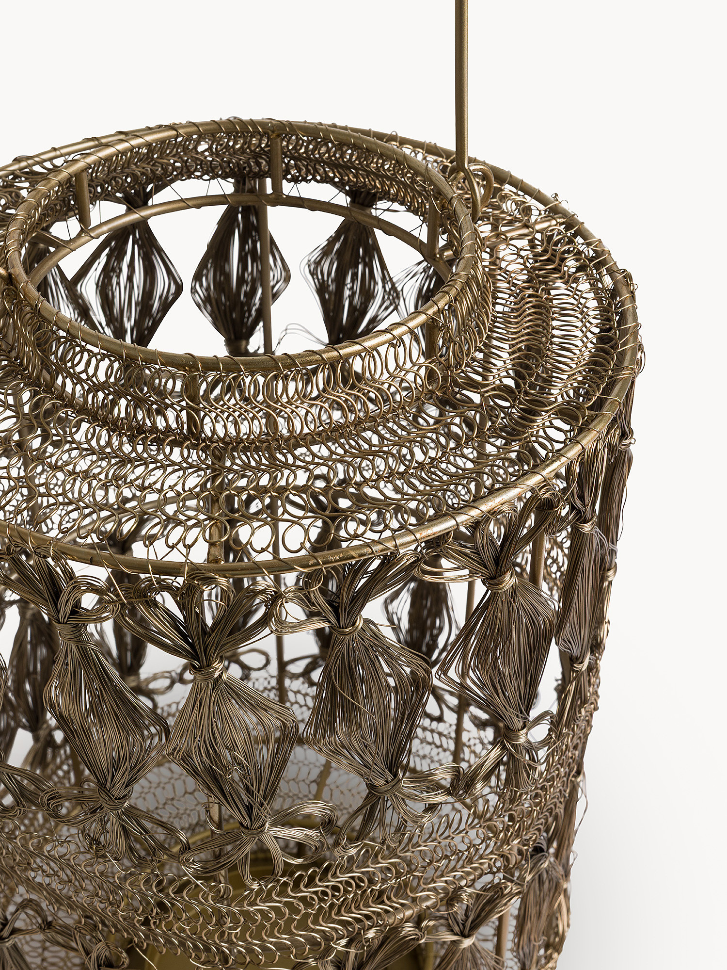 Lanterna in filo metallico