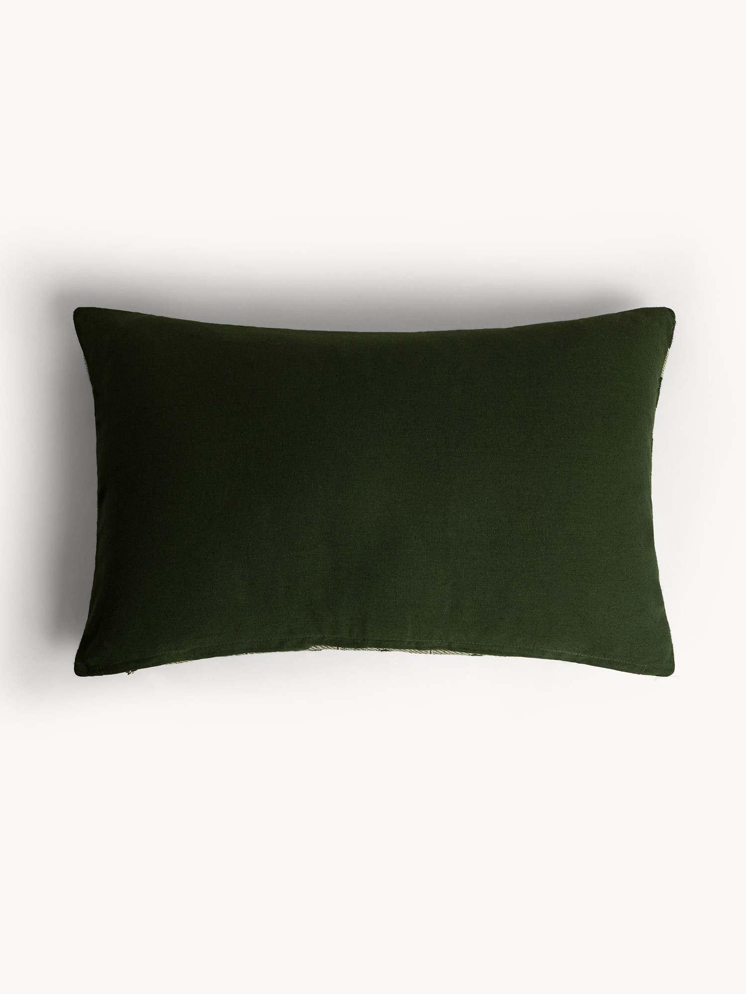 Cuscino 35x55 cm in mohair righe zigzag