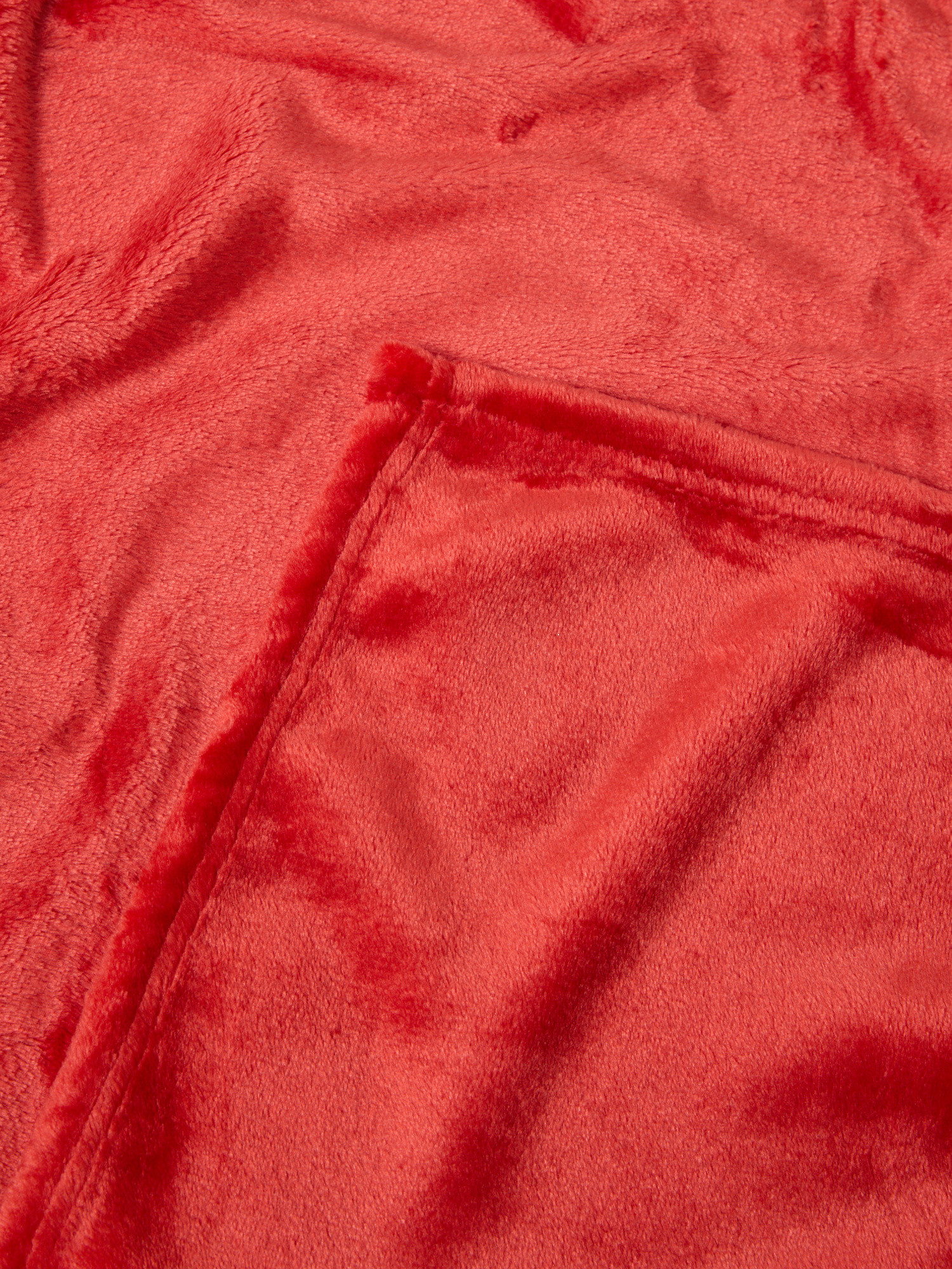 Maxiplaid in flanella tinta unita