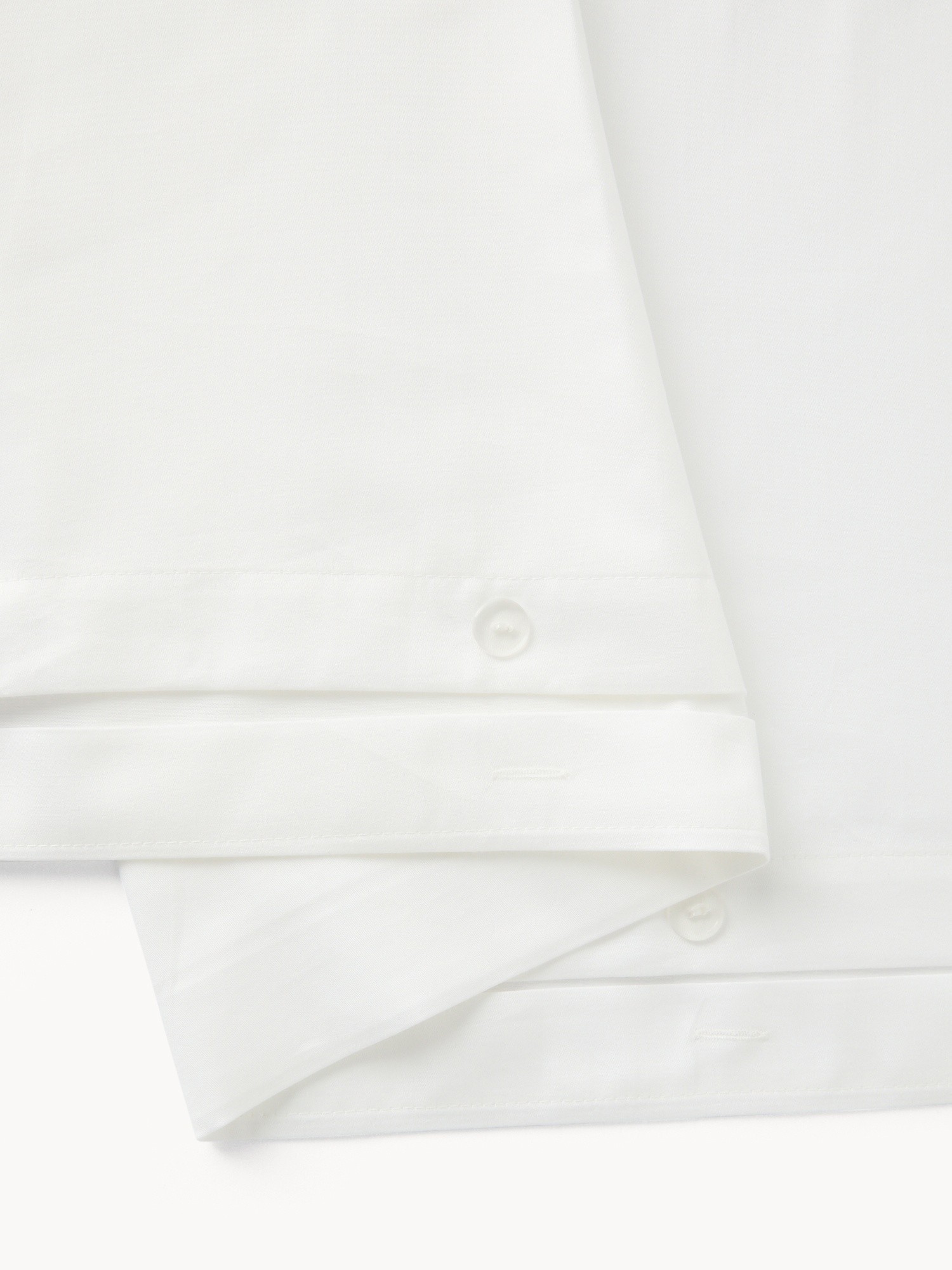 Completo copripiumino in raso di cotone tinta unita - Prezzo di lancio