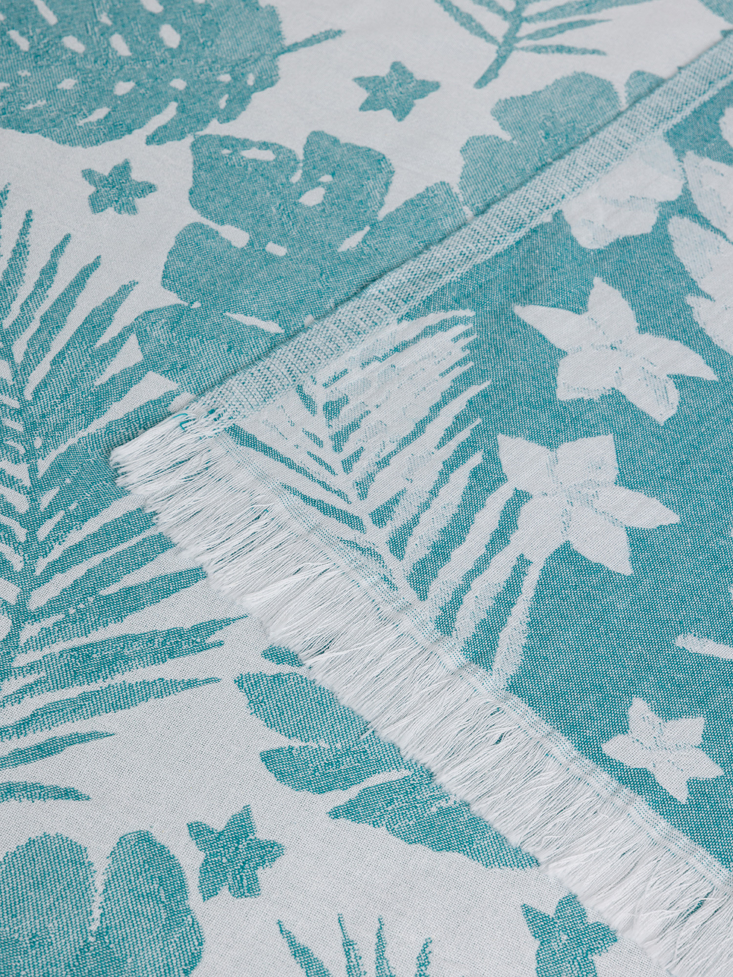 Telo mare hammam con frange