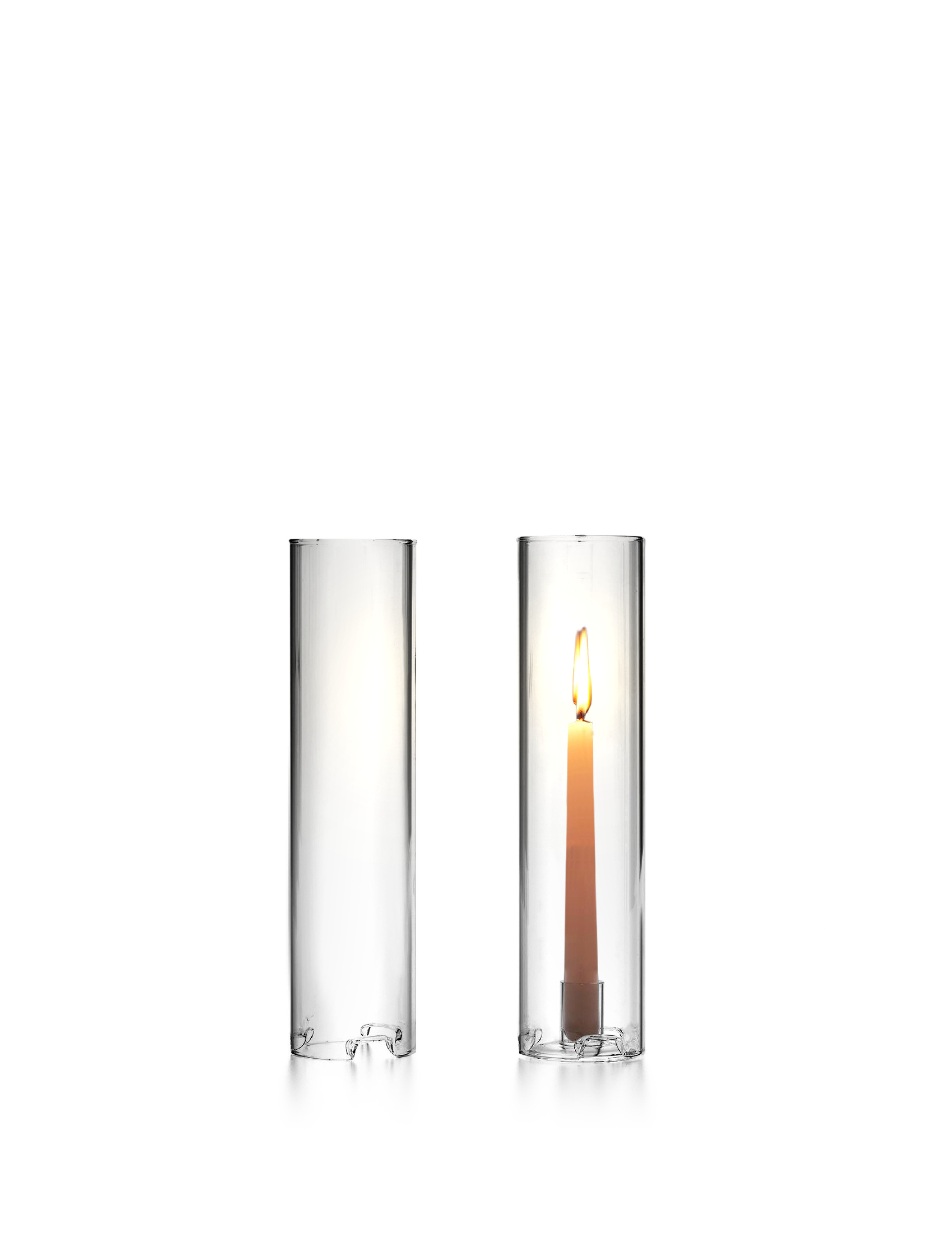 Antivento vetro trasparente