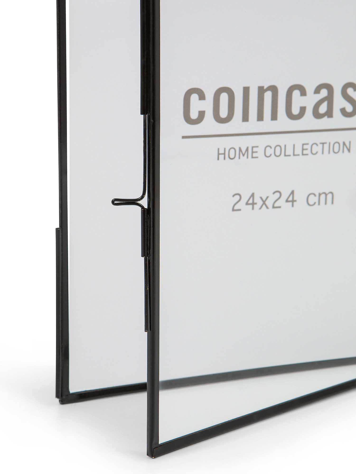 Portafoto murale profili neri 25x25