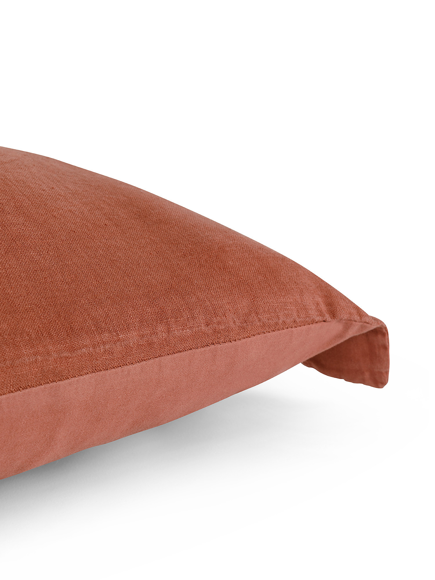 Federa in lino e cotone tinta unita Zefiro