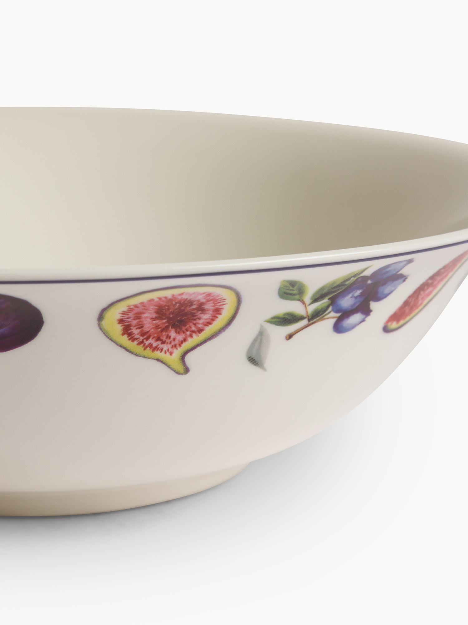 Insalatiera new bone china motivo fichi