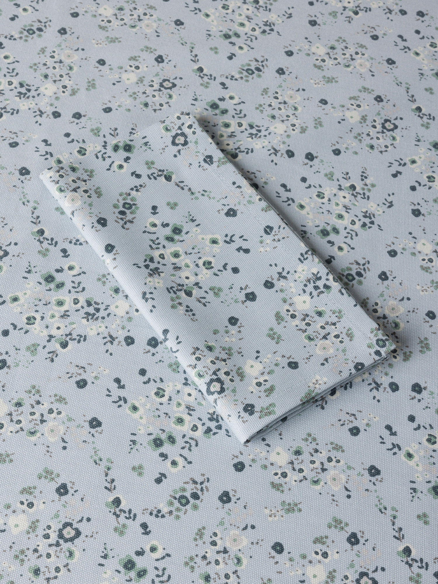 Tovaglia panama di cotone stampa fiorellini